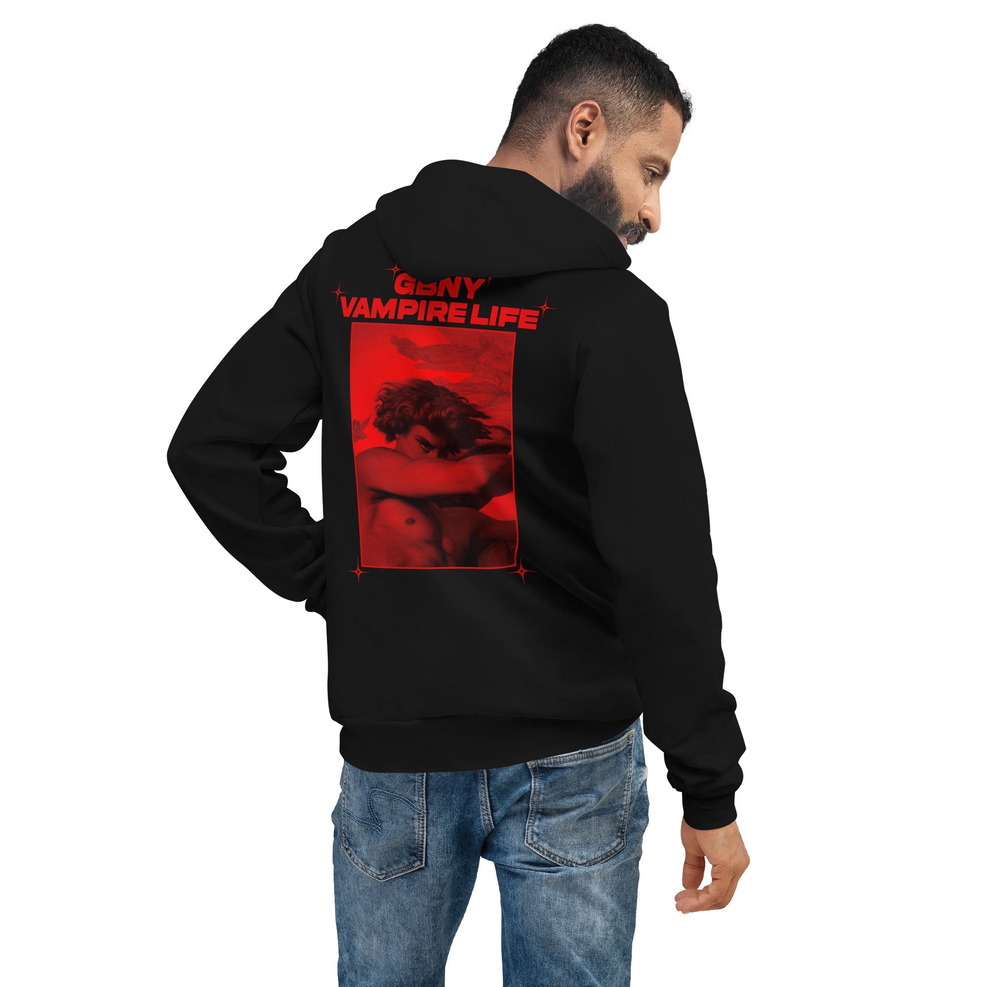 GBNY Black / S Vamp Life X GBNY "Hiding Angel" Super Soft Hoodie - Men's 5785530_9227