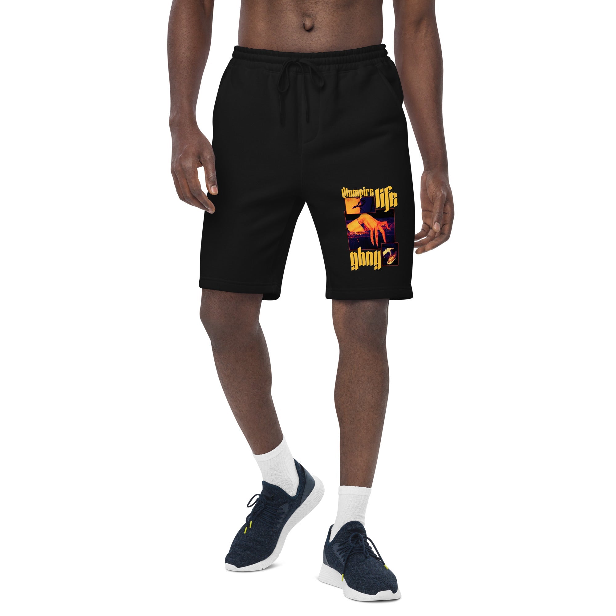 GBNY Black / S Vamp Life X GBNY "Hiding Vamp"  Fleece Shorts - Men's 1858885_12444