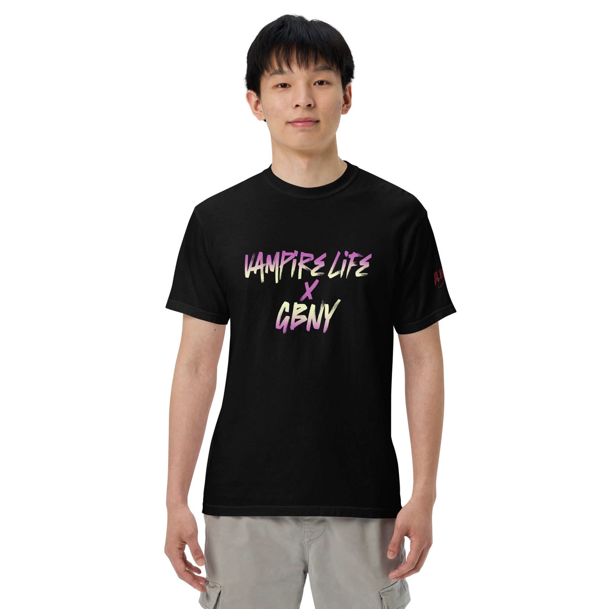 GBNY Black / S Vamp Life X GBNY "Rising Skull" dyed T-shirt - Men's 4275806_15114