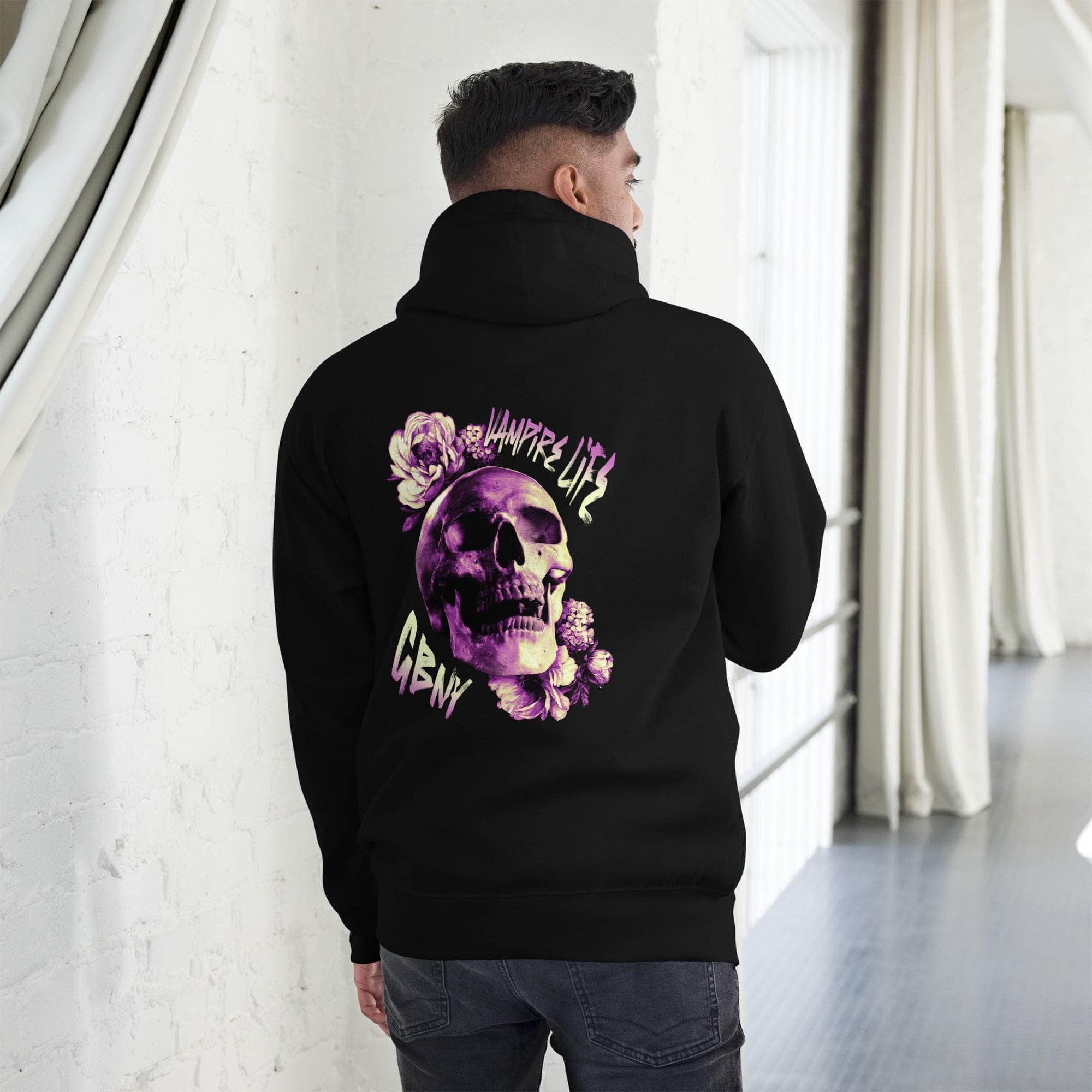 GBNY Black / S Vamp Life x GBNY Rising Skull Unisex Hoodie 9314549_10779