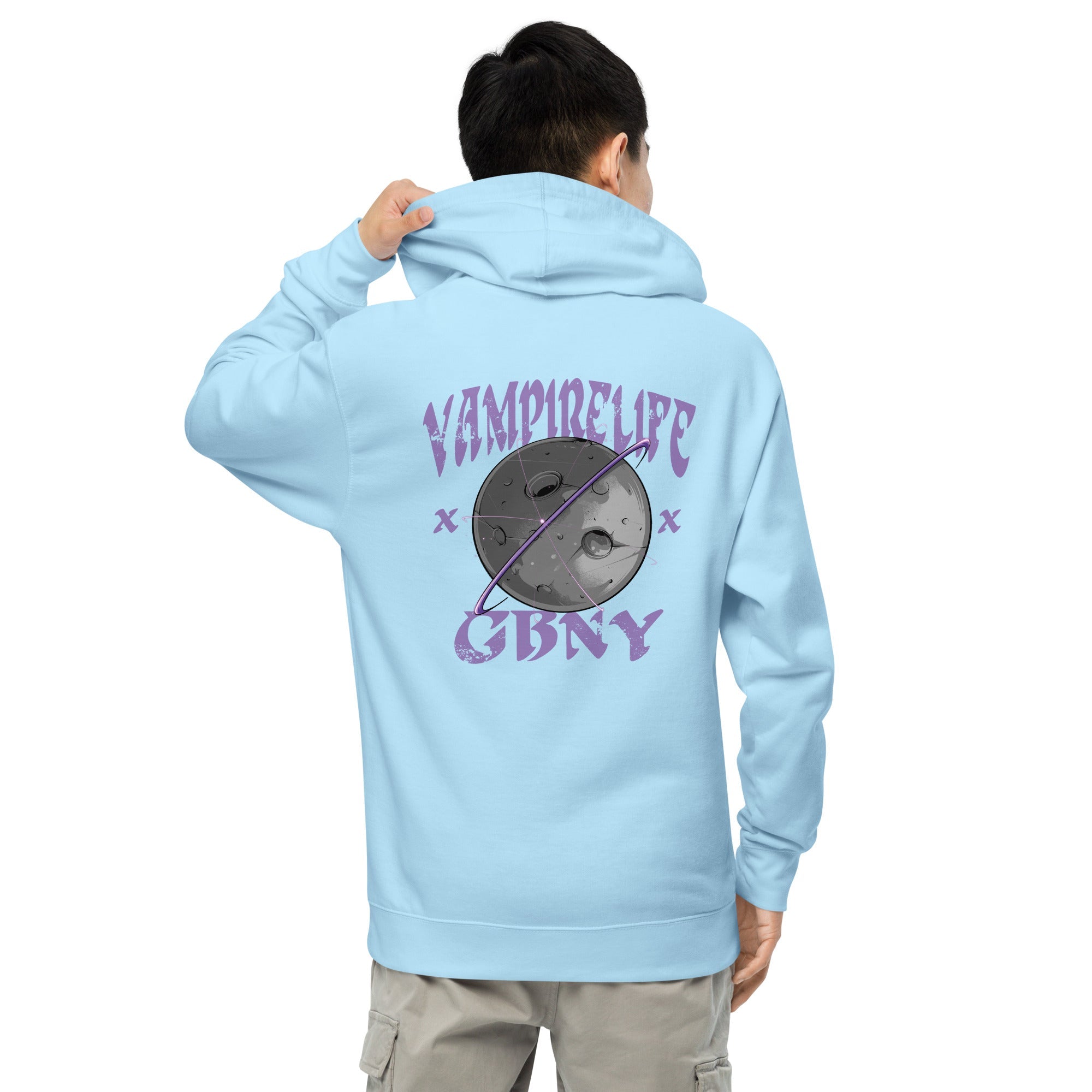 GBNY Blue Aqua / S Vamp Life X GBNY "Planet" Hoodie - Men's 3207259_15582