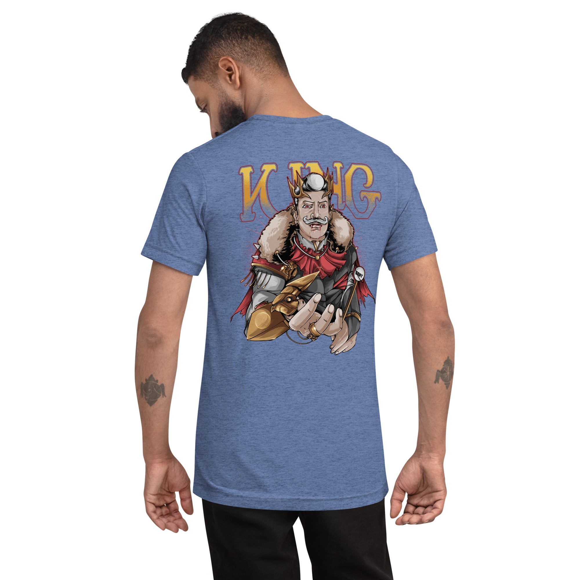 GBNY Blue Triblend / XS Vamp Life X GBNY "Vamp King" T-shirt - Men's 8741511_6488
