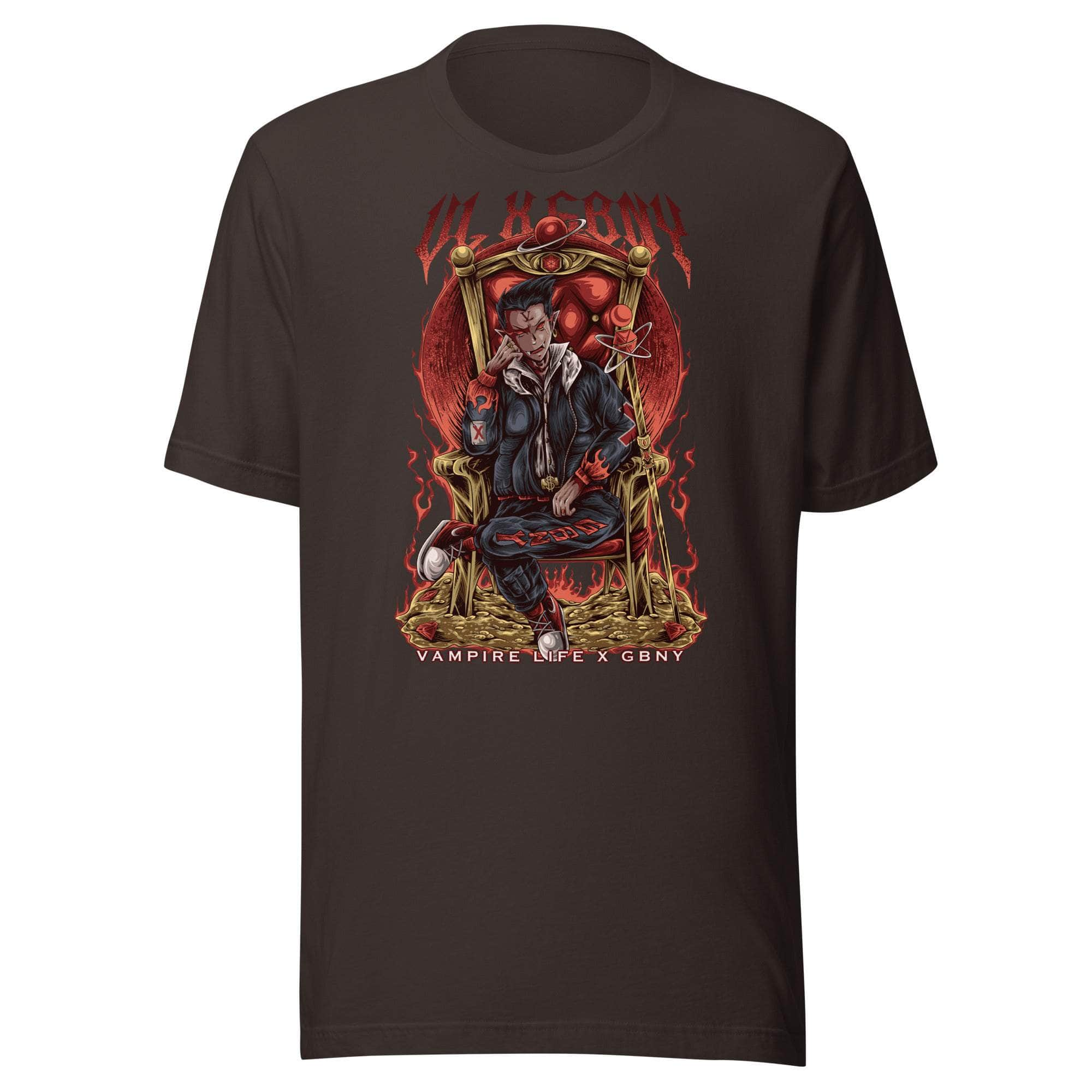 GBNY Brown / S Vamp Life x GBNY Red Fire T-Shirt 3936936_4046