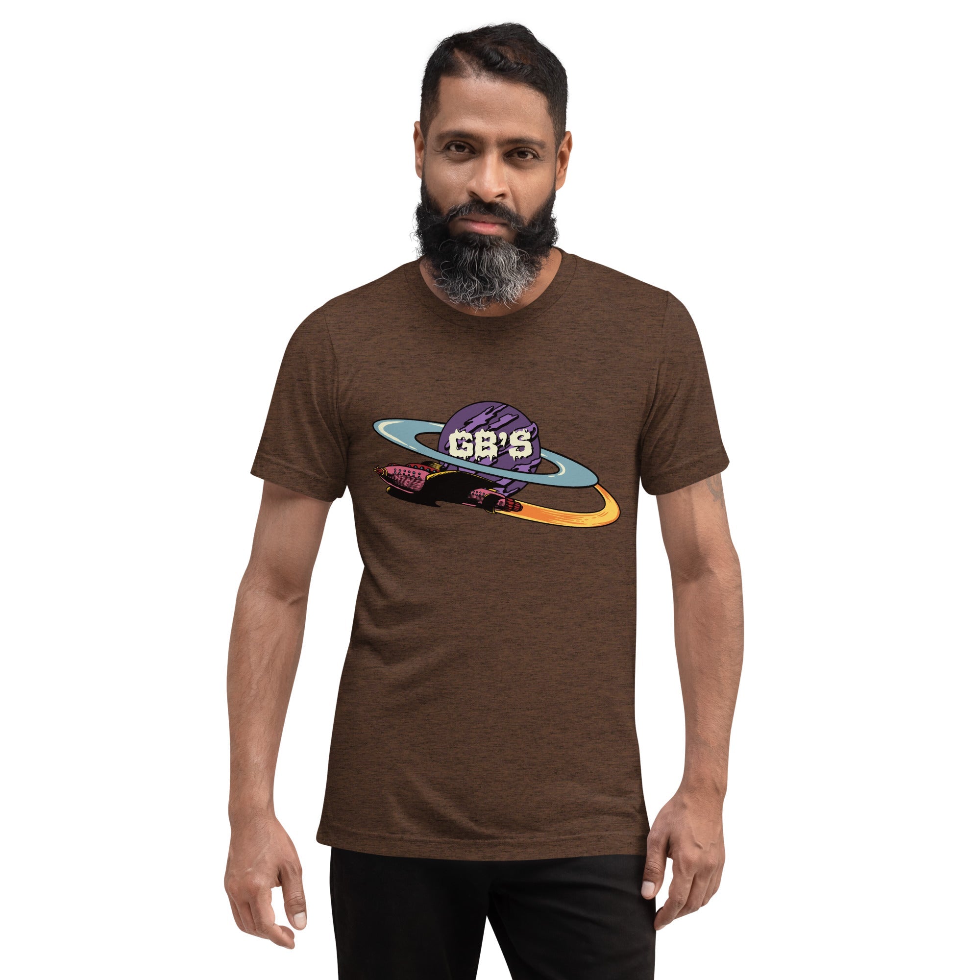 GBNY Brown Triblend / XS GBNY "Purple Saturn" T-Shirt - Men's 4331092_6496