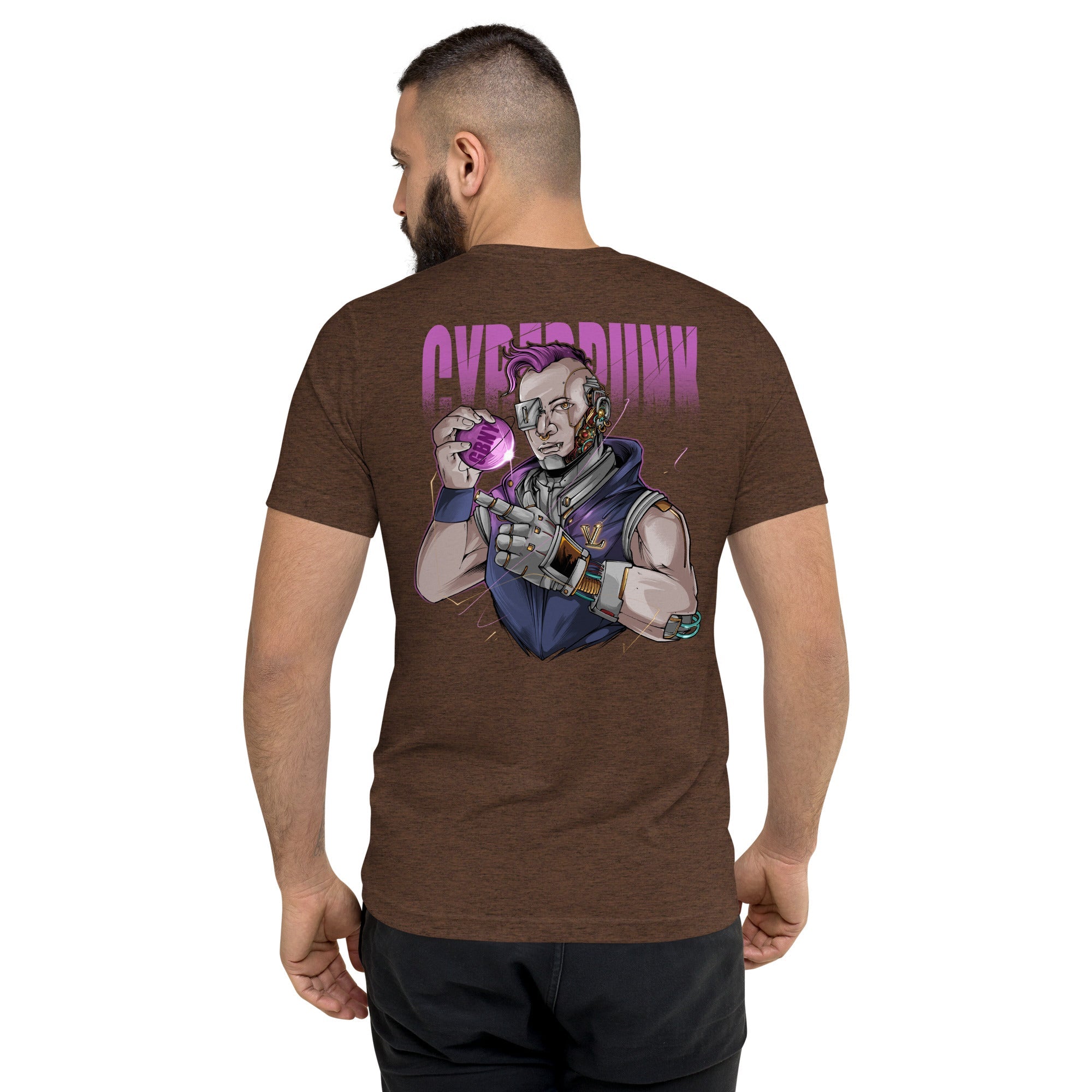 GBNY Brown Triblend / XS Vamp Life X GBNY "Cyber Punk" T-shirt - Men's 2655744_6496