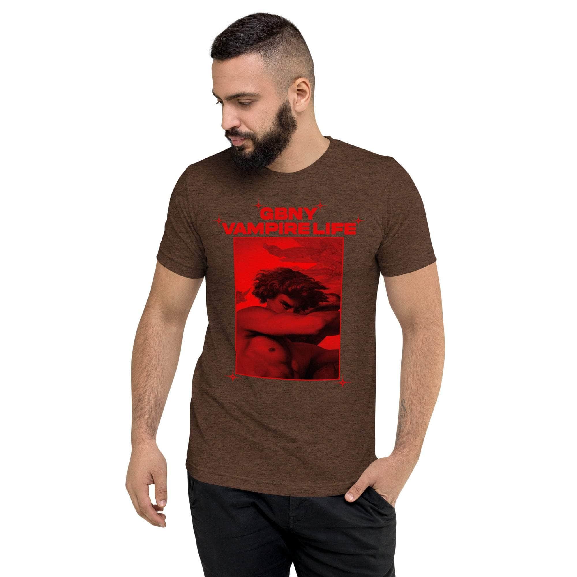 GBNY Brown Triblend / XS Vamp Life X GBNY "Hiding Angel" T-shirt - Men's 6669049_6496