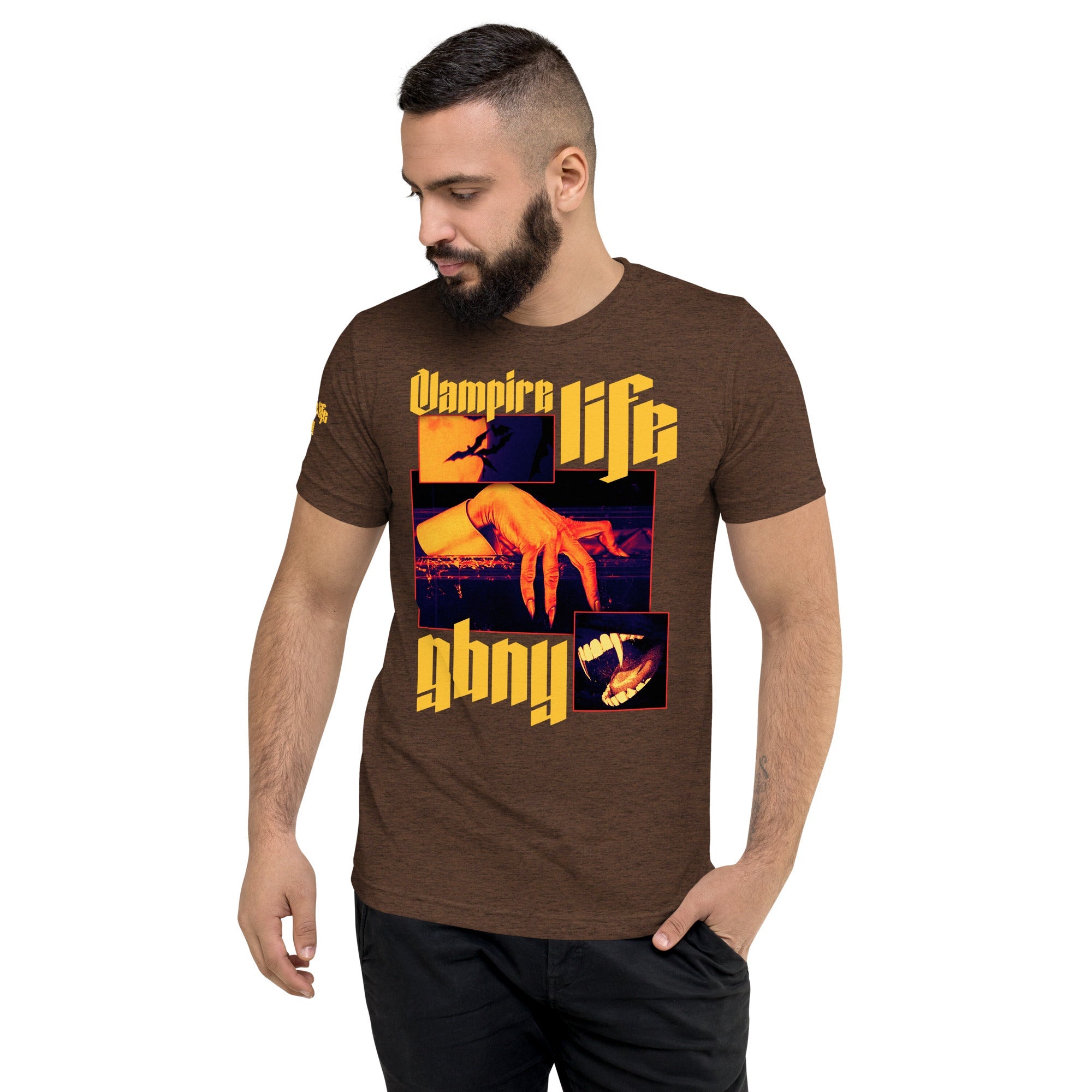 GBNY Brown Triblend / XS Vamp Life X GBNY "Hiding Vamp" T-shirt - Men's 1736534_6496