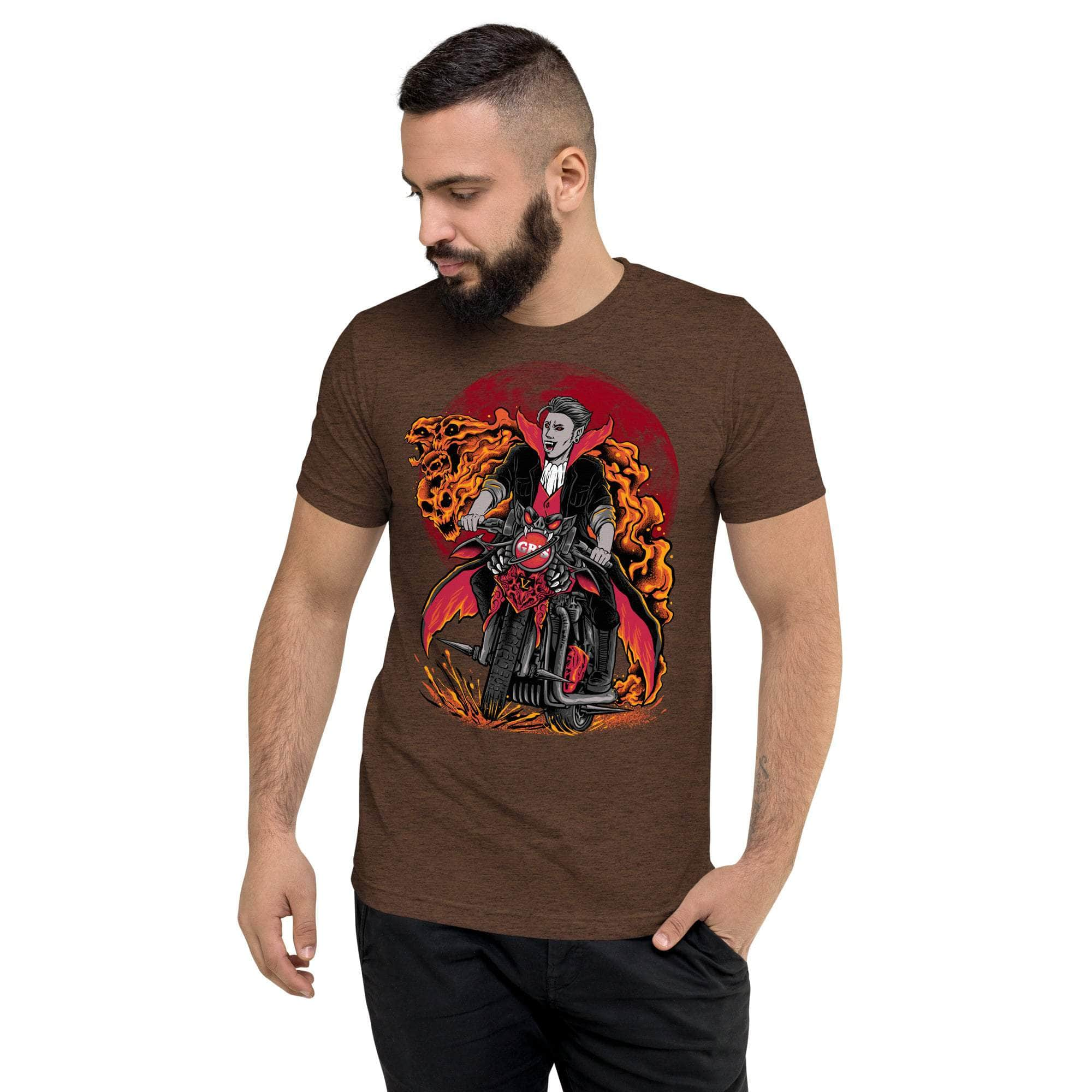 GBNY Brown Triblend / XS Vamp Life X GBNY "Vamp Biker" T-shirt - Men's 4628362_6496