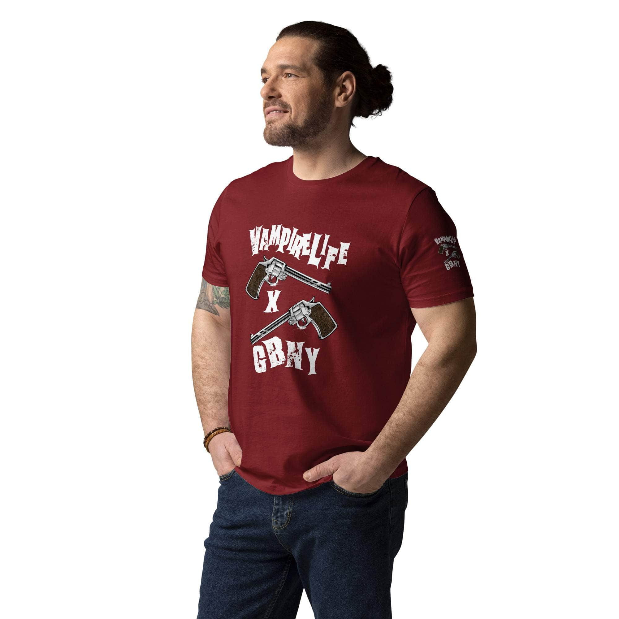 GBNY Burgundy / S Vamp Life x GBNY Cowboy Gun Stock Tee - Men's 1999000_14944