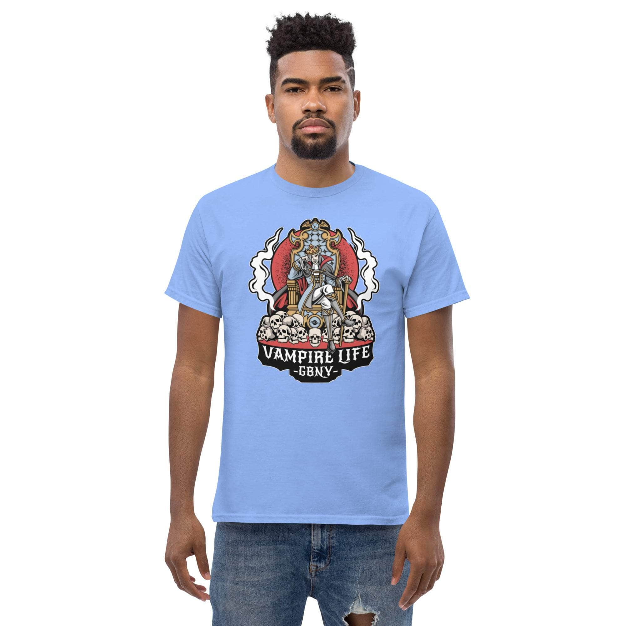 GBNY Carolina Blue / S Vamp Life x GBNY Scary Skulls Tee - Men's 8200006_15825