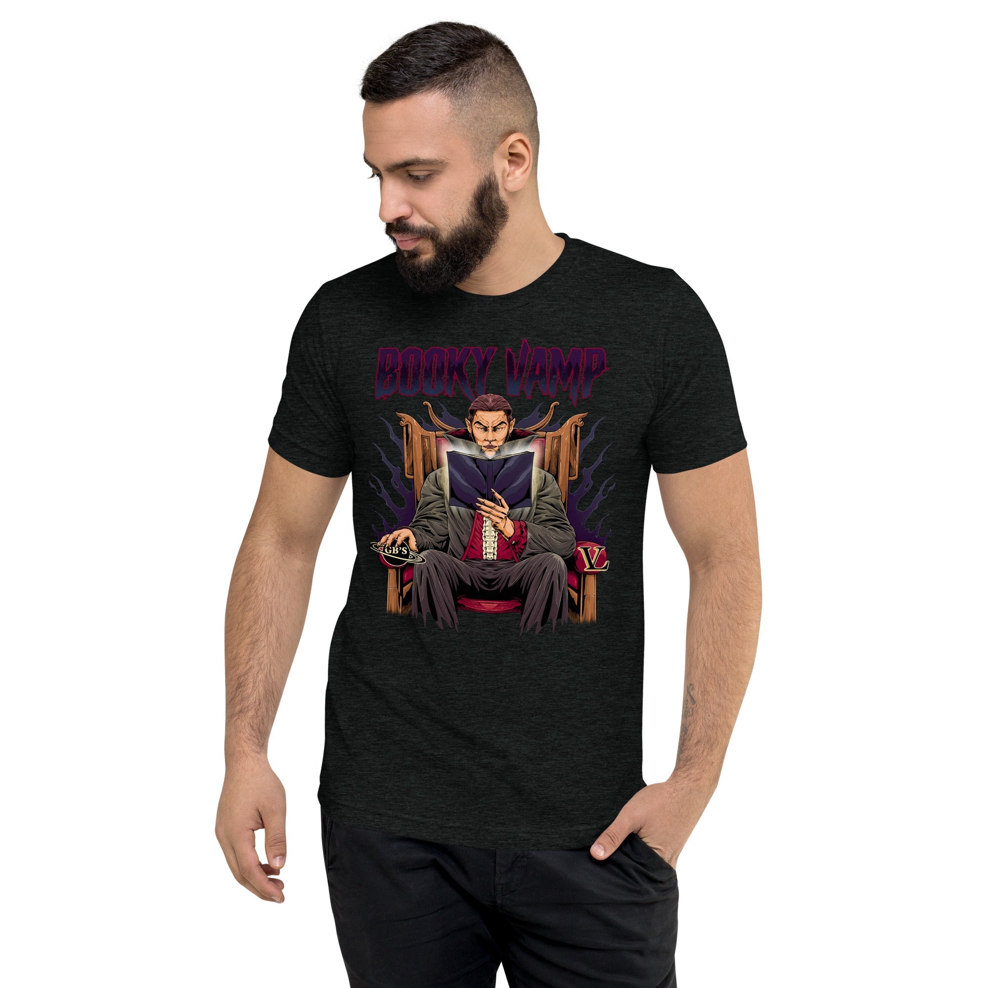 GBNY Charcoal-Black Triblend / XS Vamp Life X GBNY "Booky Vamp" T-shirt - Men's 2381652_6504