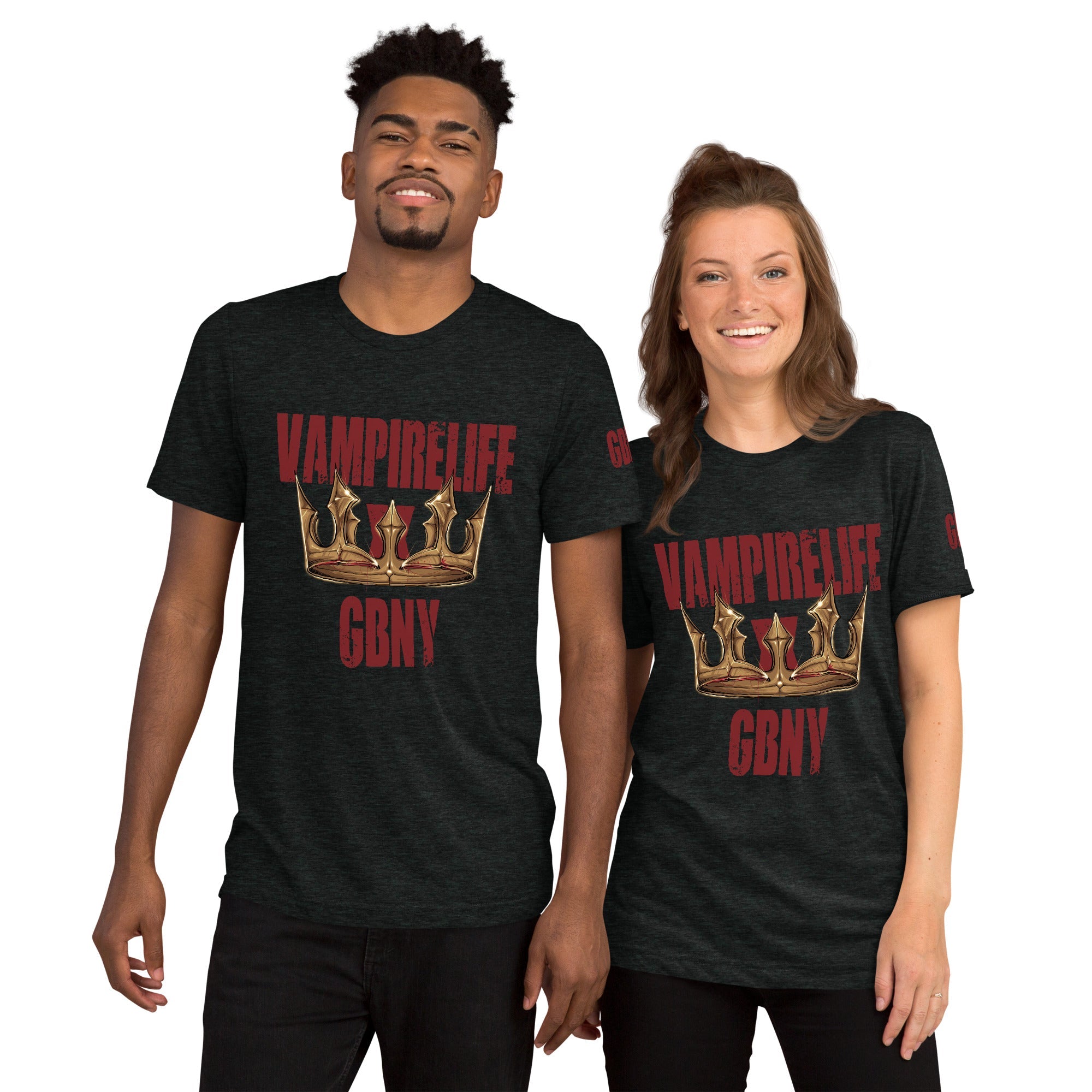 GBNY Charcoal-Black Triblend / XS Vamp Life X GBNY "Vampire Crown" T-shirt - Men's 3619249_6504