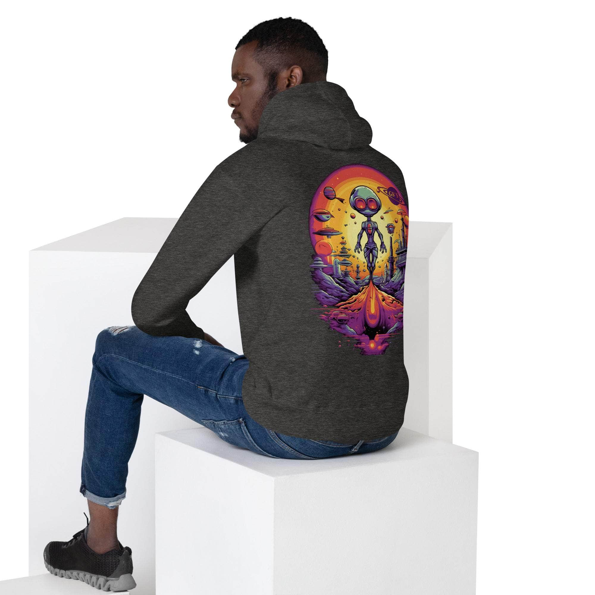 GBNY Charcoal Heather / S GBNY "Alien Universe" Hoodie - Men's 9316952_11481