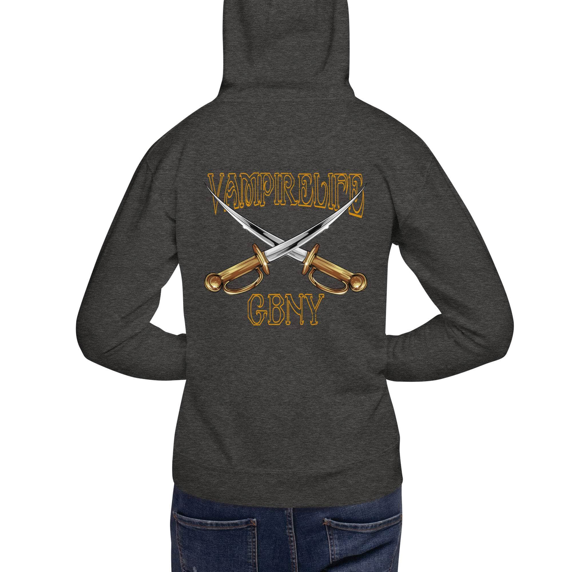 GBNY Charcoal Heather / S Vamp Life x GBNY Crossed Swords Hoodie - Men's 5982869_11481