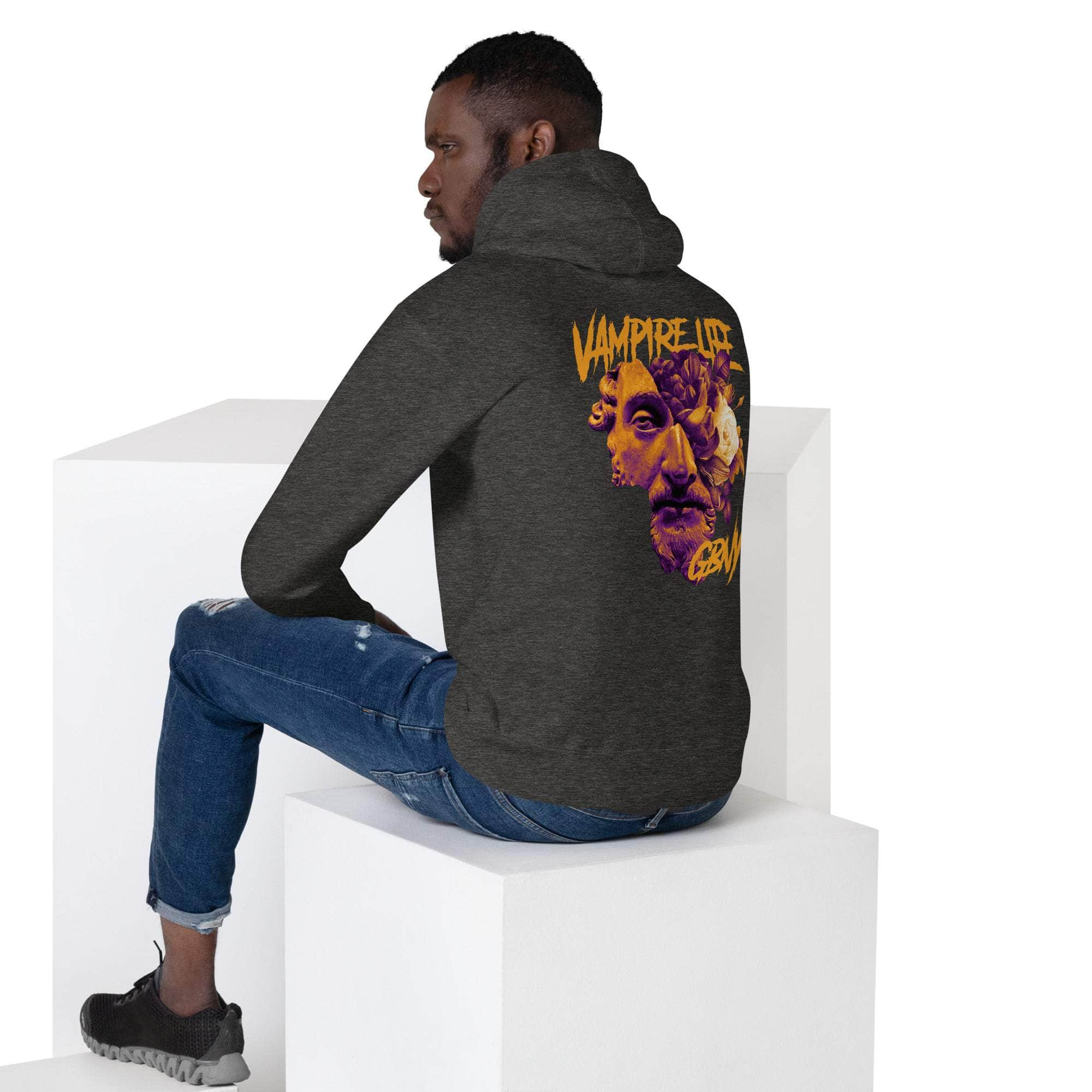 GBNY Charcoal Heather / S Vamp Life x GBNY Roman Gods Unisex Hoodie 1495115_11481