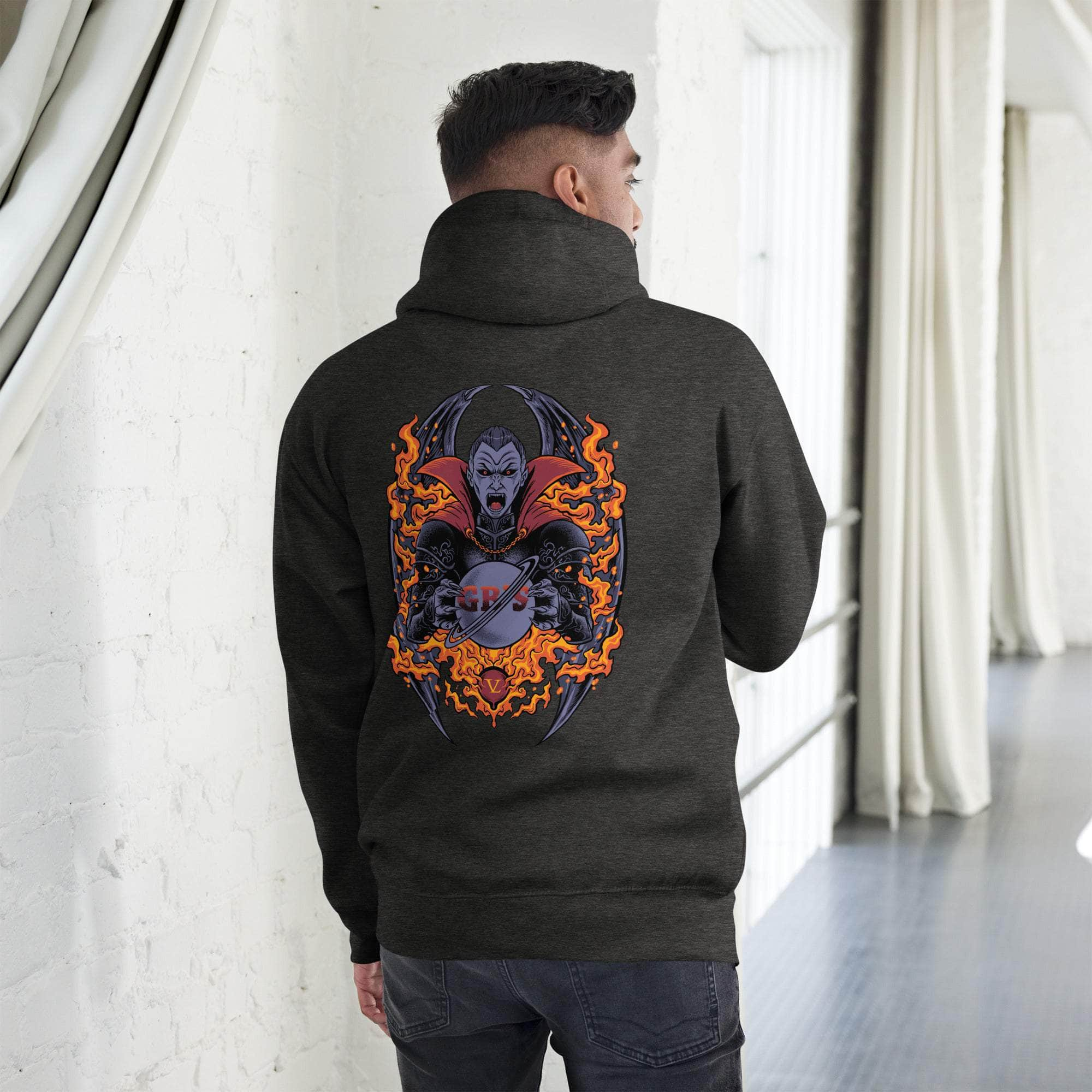 GBNY Charcoal Heather / S Vamp Life x GBNY Scare the Scary Unisex Hoodie 7920046_11481