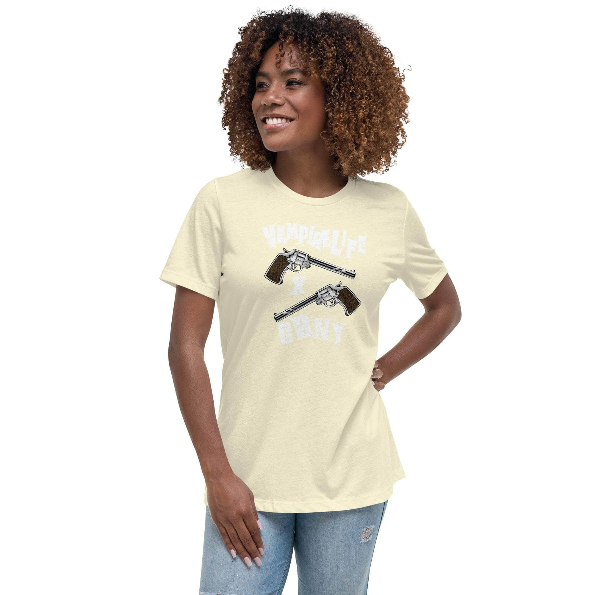 GBNY Citron / S Vamp Life x GBNY Crossed Pistols T-Shirt - Women's 8300381_14253