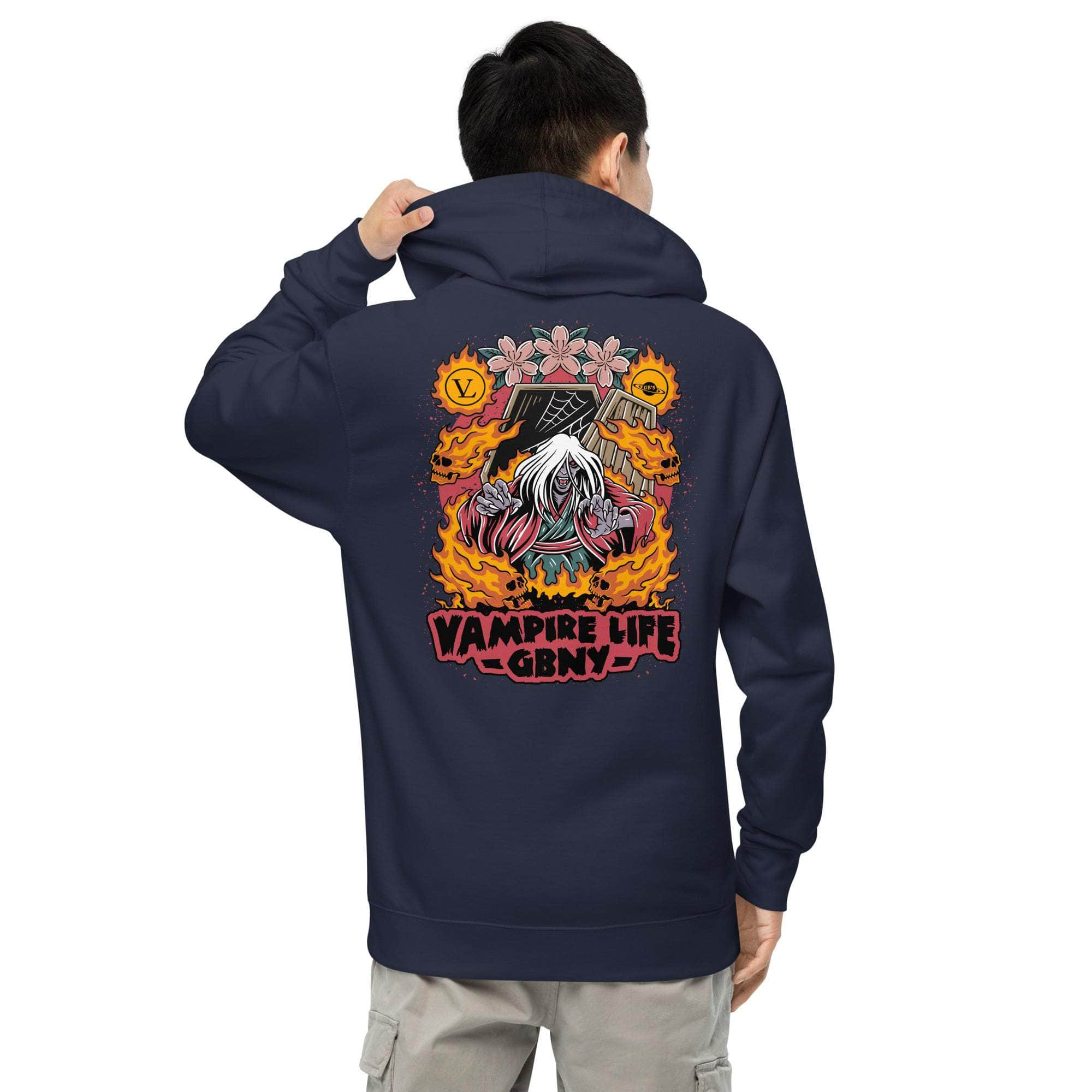 GBNY Classic Navy / S Vamp Life X GBNY "Fiery Vamp" Hoodie - Men's 7487716_15592