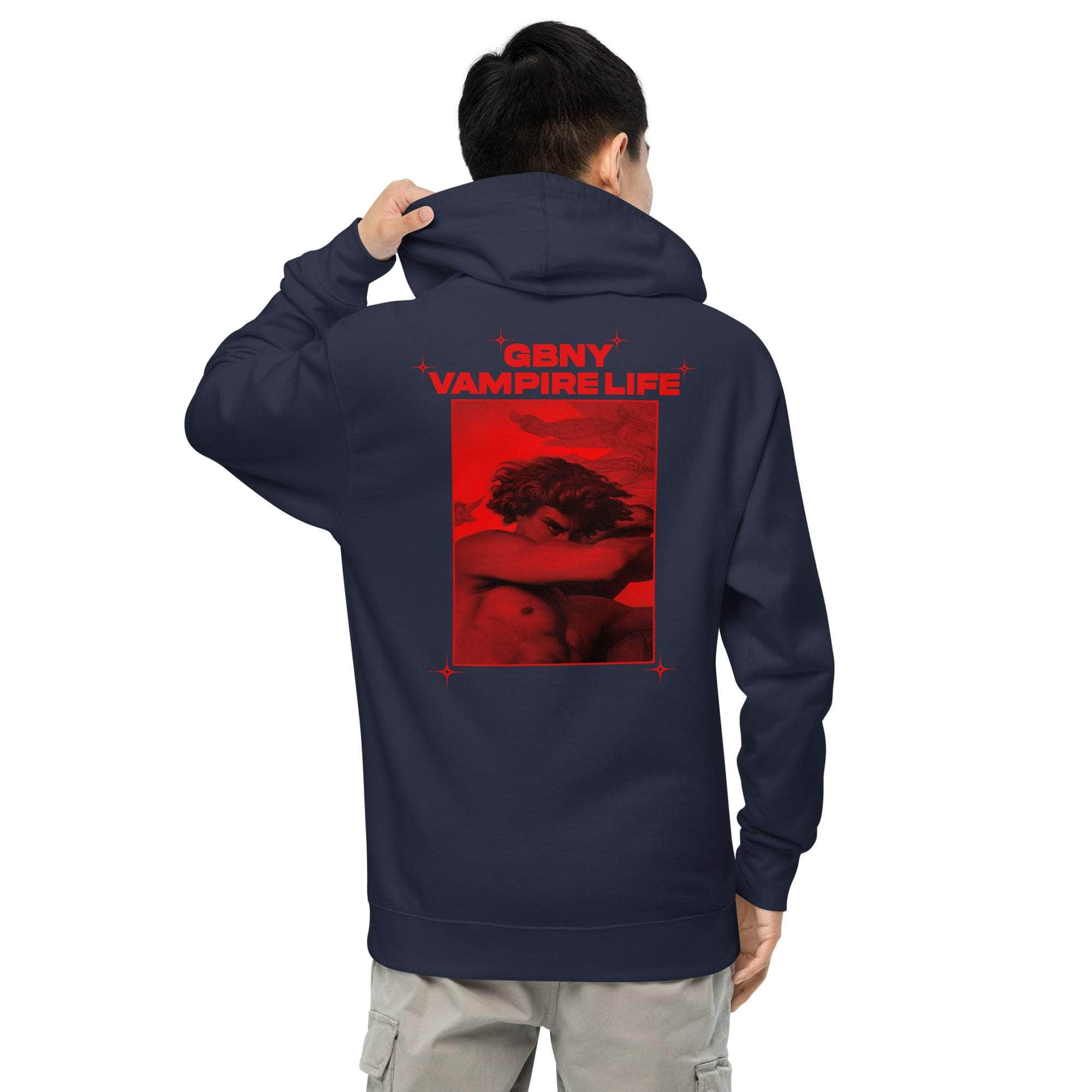 GBNY Classic Navy / S Vamp Life X GBNY "Hiding Angel" Hoodie - Men's 3006332_15592