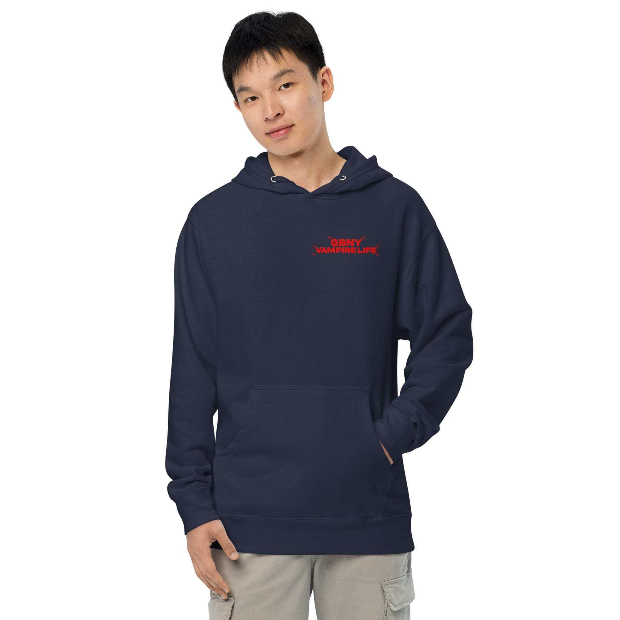 GBNY Classic Navy / S Vamp Life X GBNY "Hiding Angel" Hoodie - Men's 4518543_15592