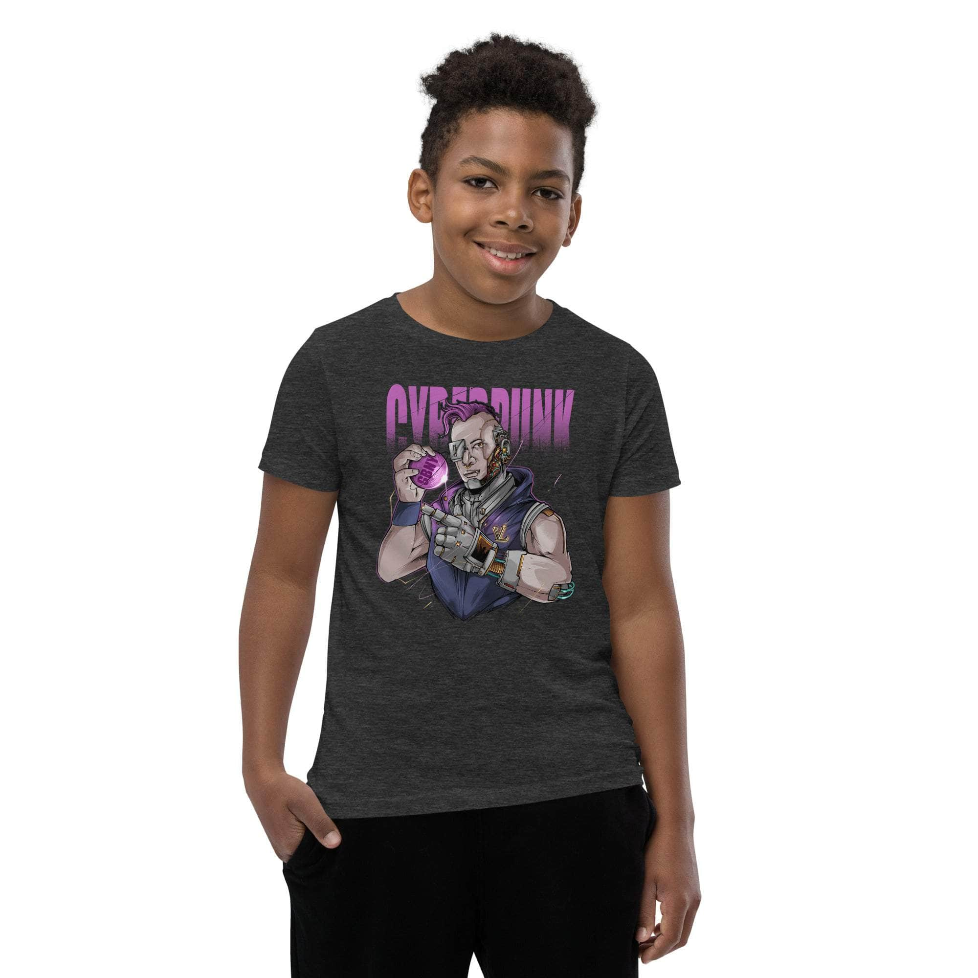 GBNY Dark Grey Heather / S Vamp Life x GBNY Cyberpunk T-Shirt - Kid's 1108001_11217