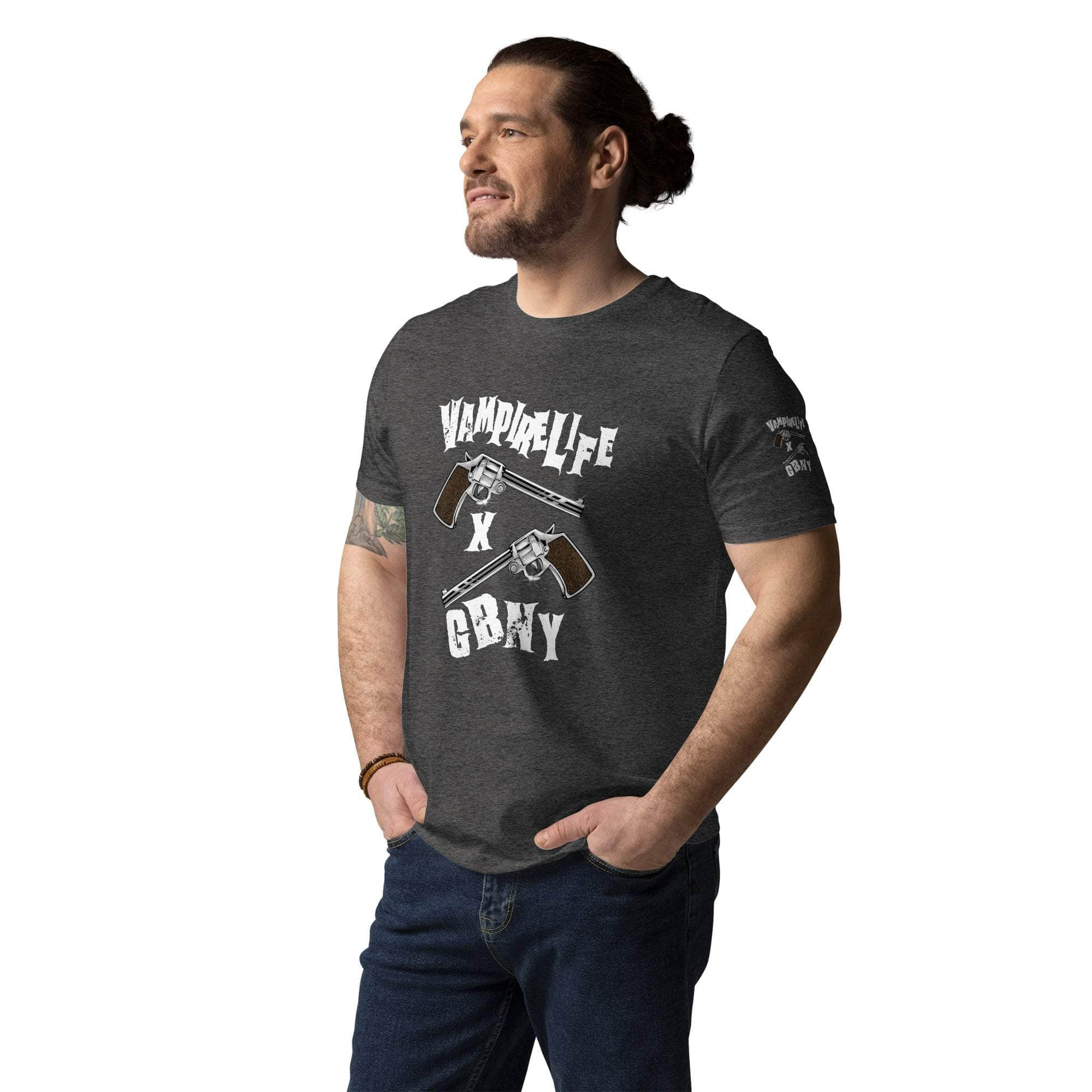 GBNY Dark Heather Grey / S Vamp Life x GBNY Cowboy Gun Stock Tee - Men's 1999000_14954