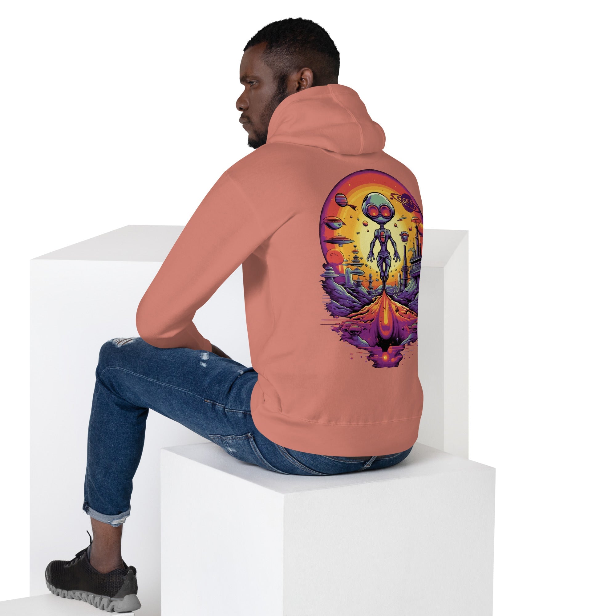 GBNY Dusty Rose / S GBNY "Alien Universe" Hoodie - Men's 9316952_13887