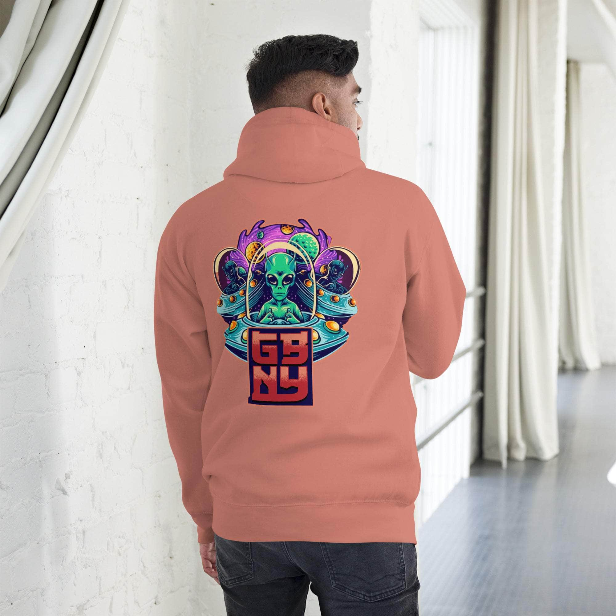 GBNY Dusty Rose / S GBNY "Alien World" Hoodie - Men's 4353579_13887