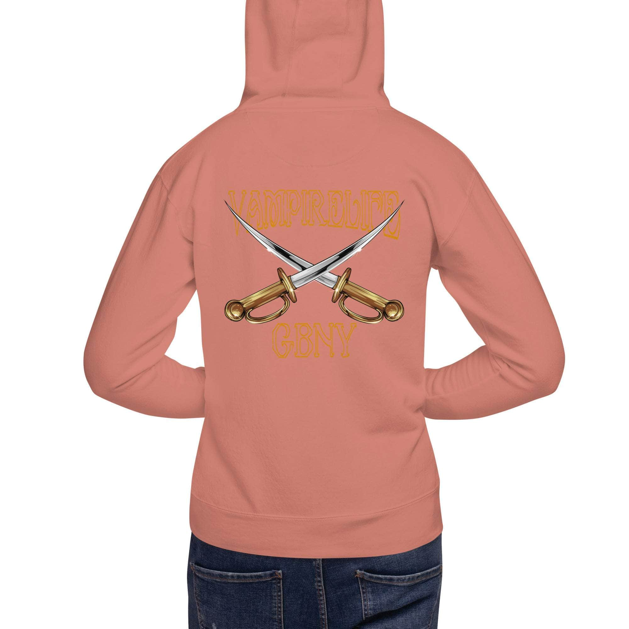 GBNY Dusty Rose / S Vamp Life x GBNY Crossed Swords Hoodie - Men's 5982869_13887