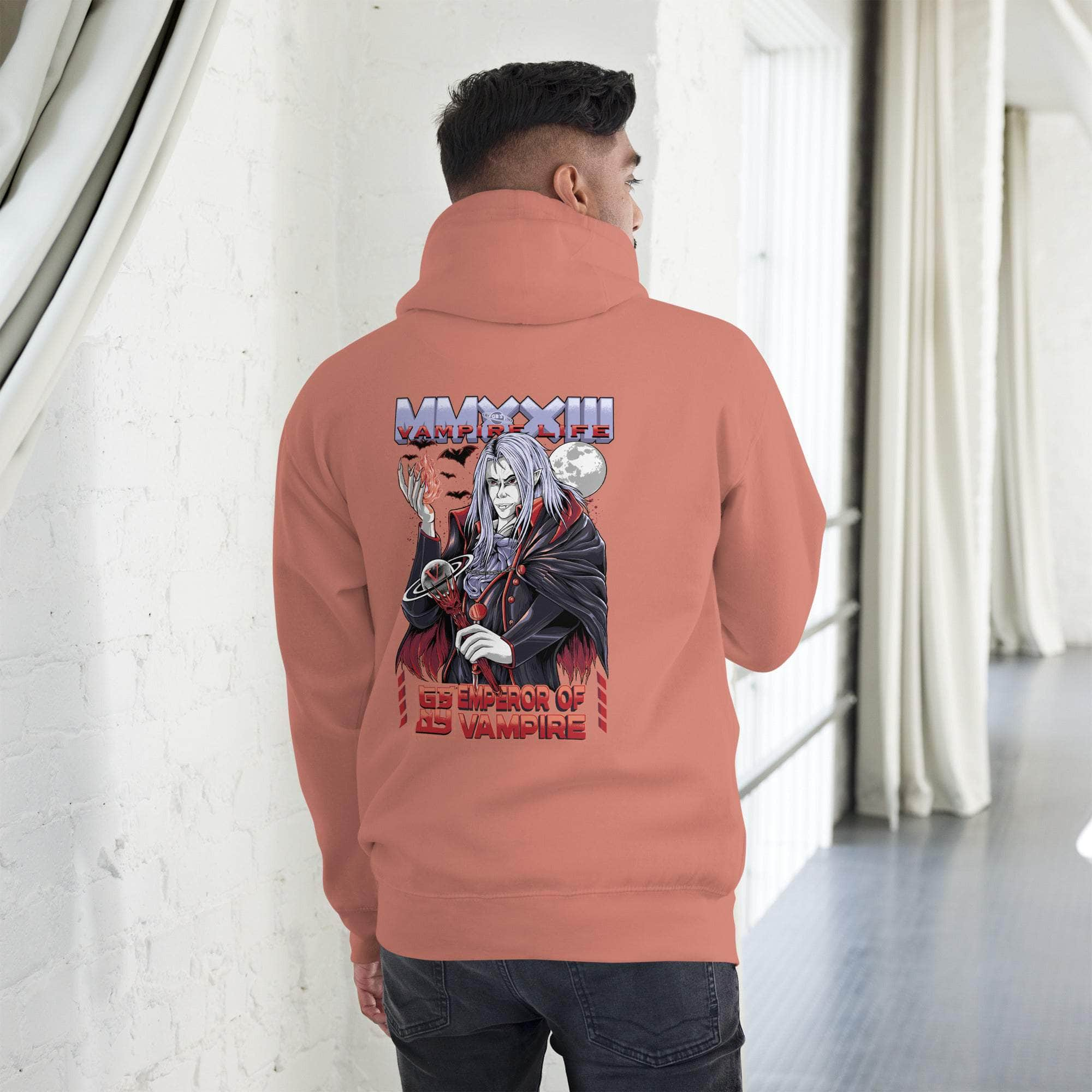 GBNY Dusty Rose / S Vamp Life x GBNY Emperor Of Vamp Hoodie - Men's 3808379_13887