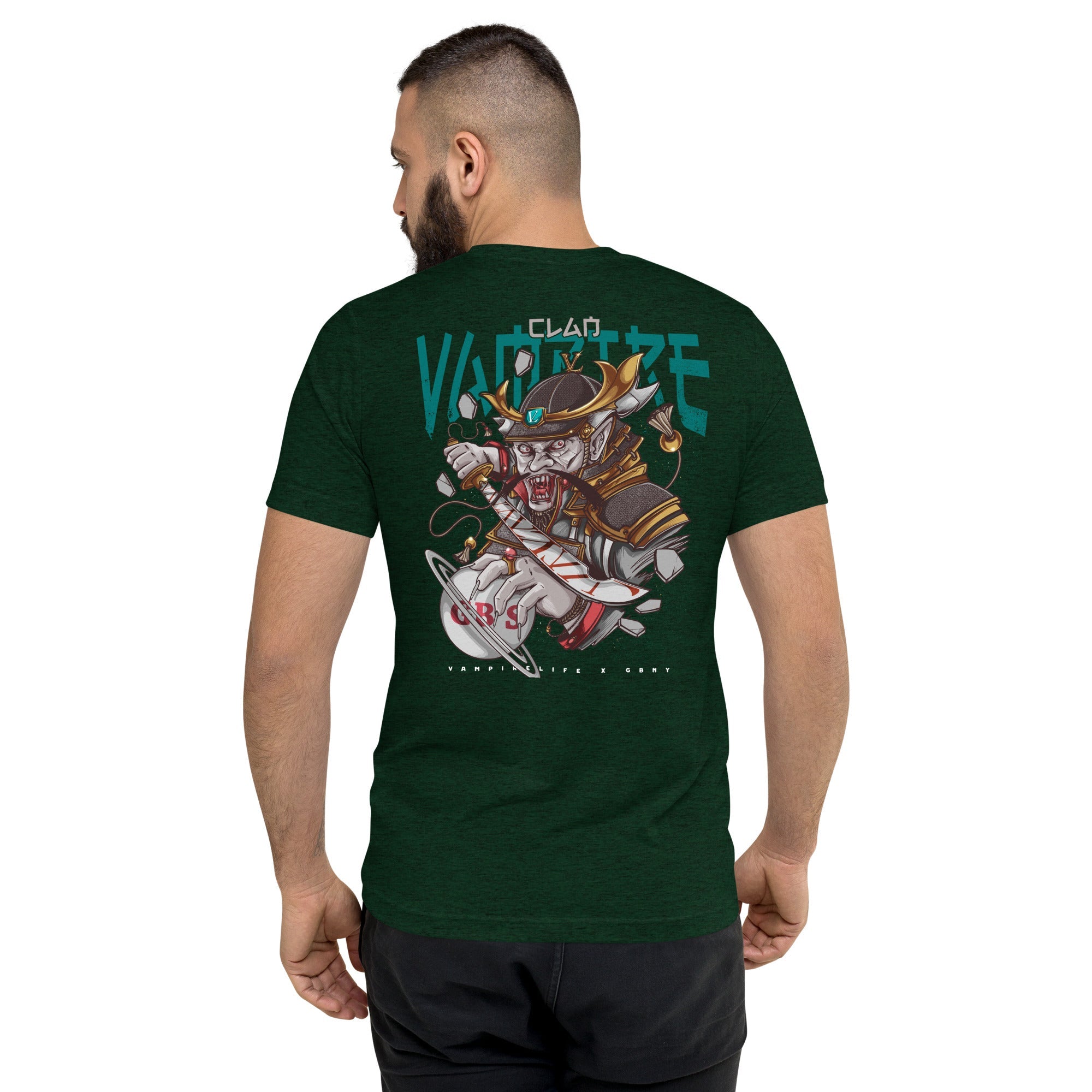 GBNY Emerald Triblend / XS Vamp Life x GBNY "Clay Pirate" T-shirt - Men's 2840080_6520