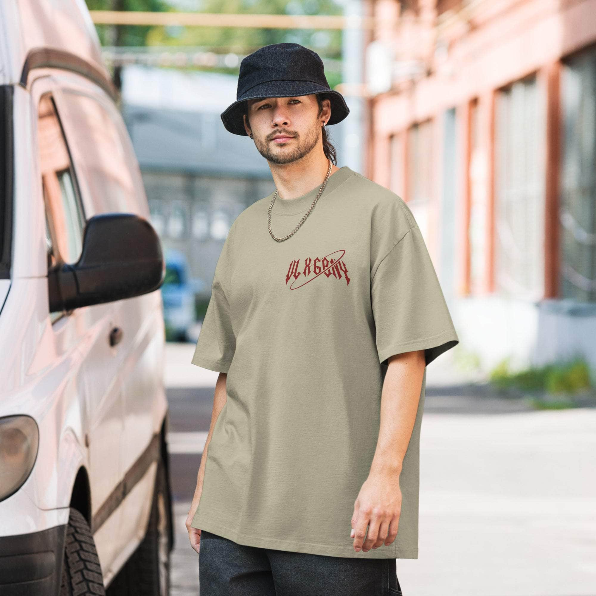 GBNY Faded Eucalyptus / S Vamp Life X GBNY "City Vamp" Oversized faded T-shirt - Men's 7883646_17571