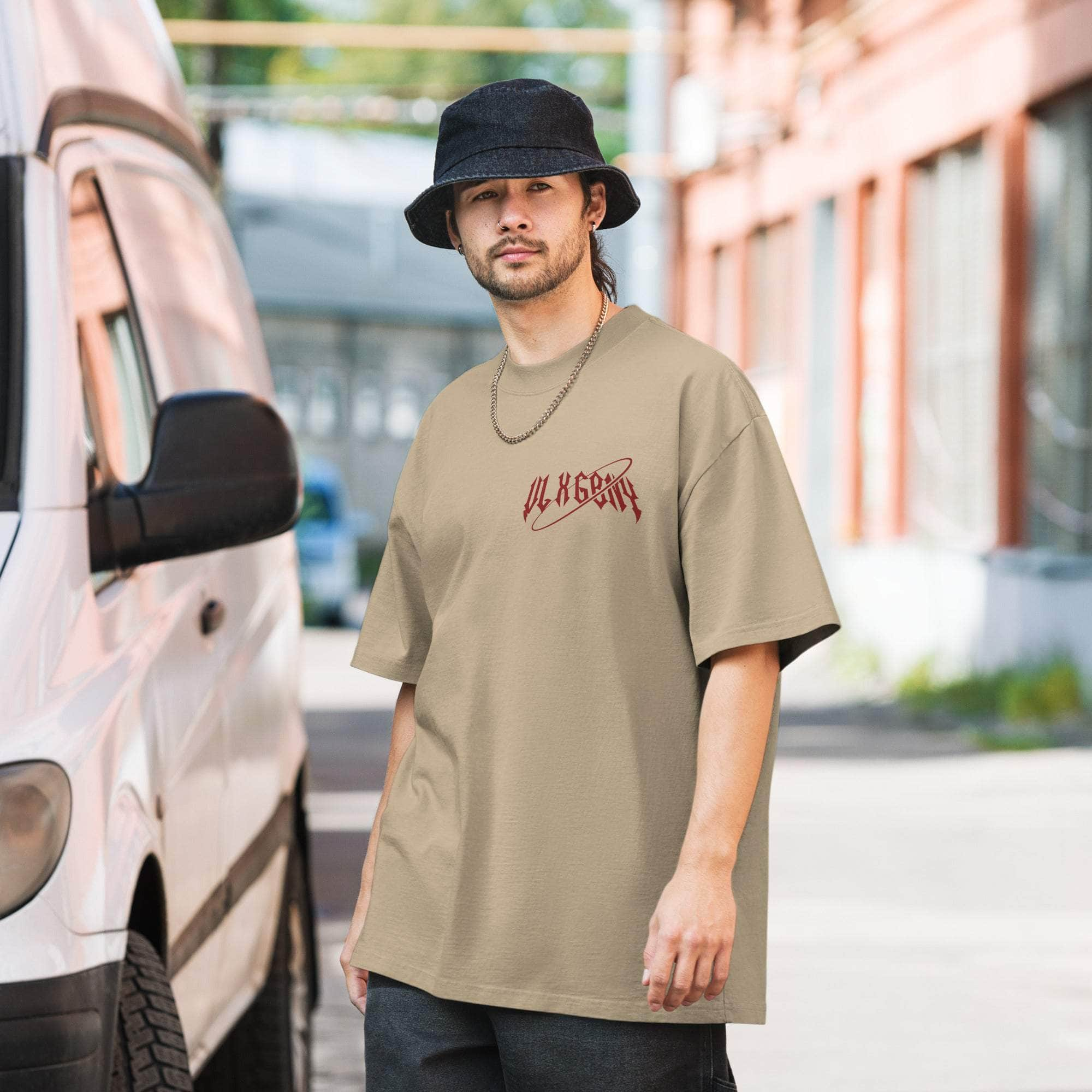 GBNY Faded Khaki / S Vamp Life X GBNY "City Vamp" Oversized faded T-shirt - Men's 7883646_17573