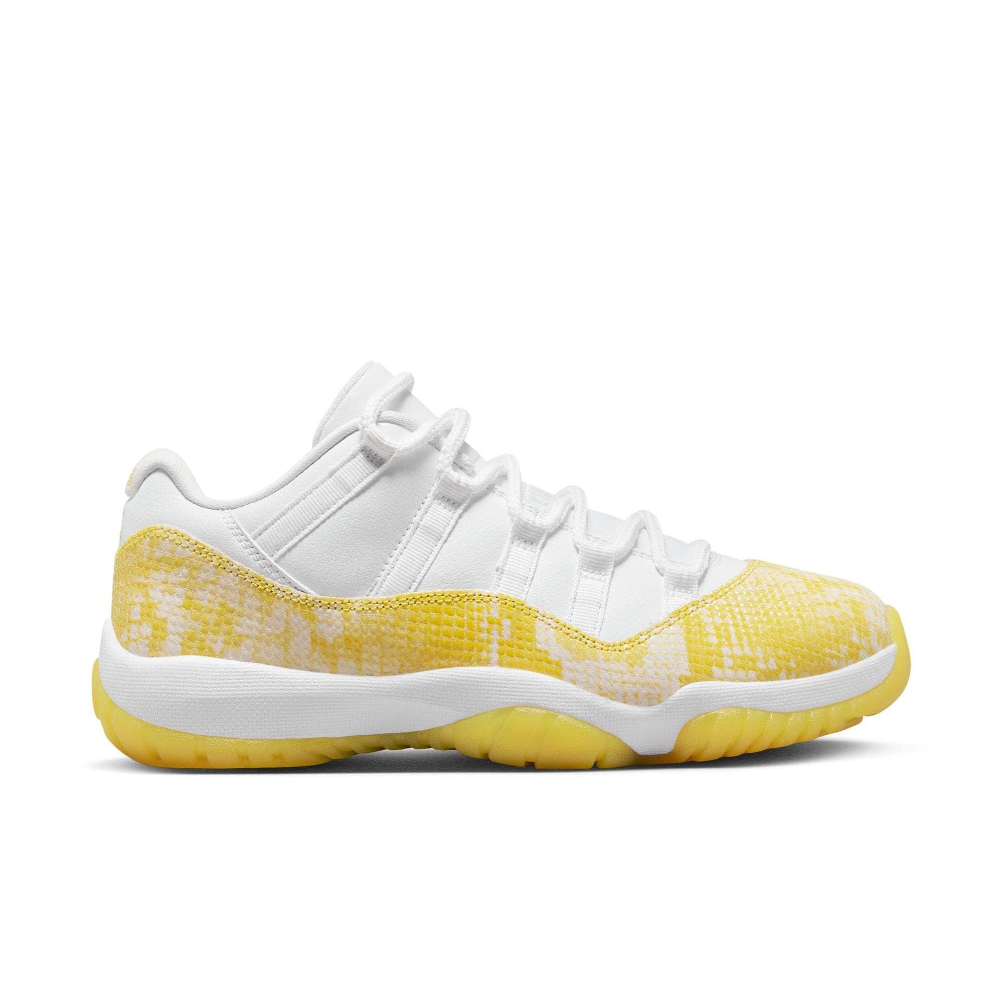 Jordan 11 Retro Low Yellow Snakeskin Women's & Kids' Shoe