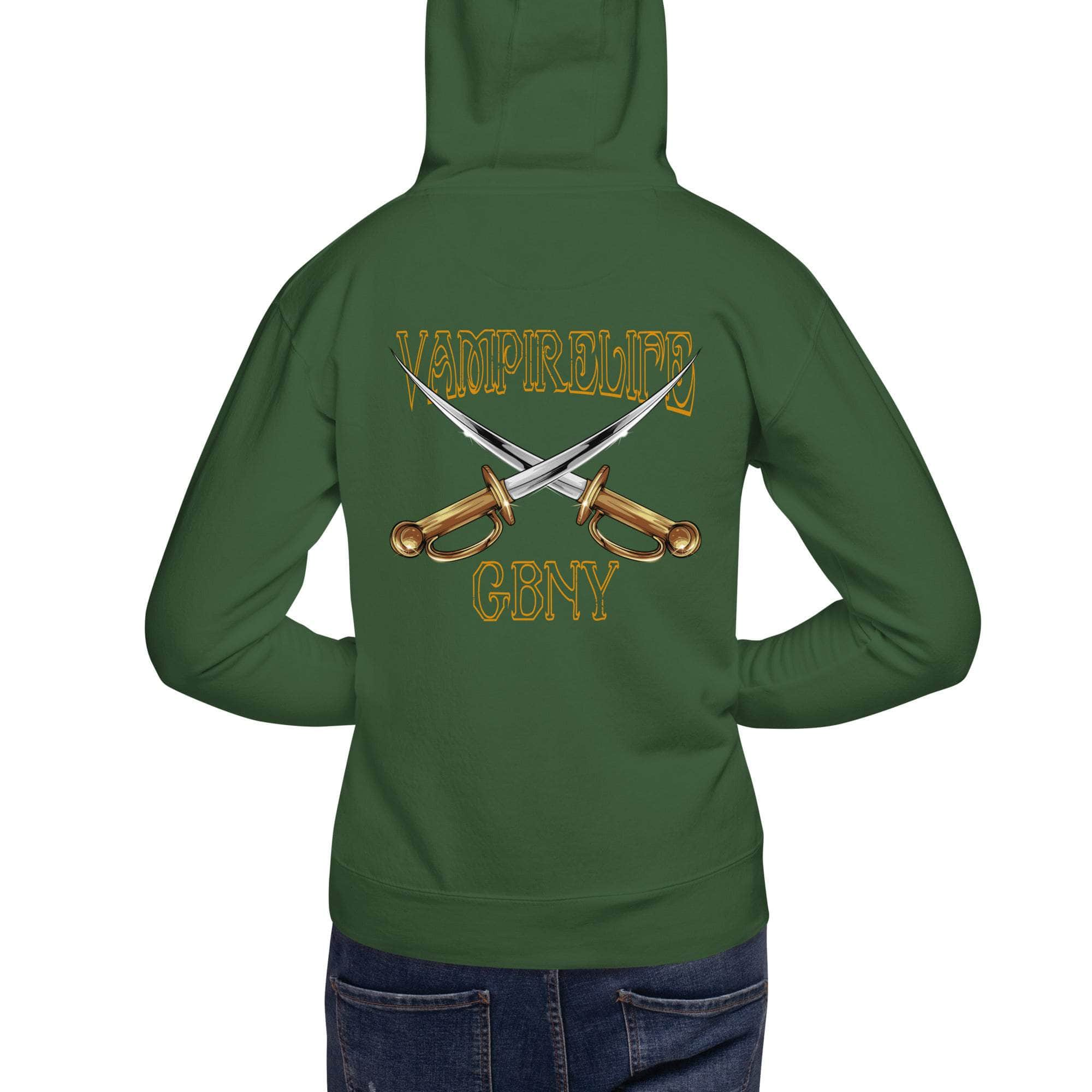 GBNY Forest Green / S Vamp Life x GBNY Crossed Swords Hoodie - Men's 5982869_16162