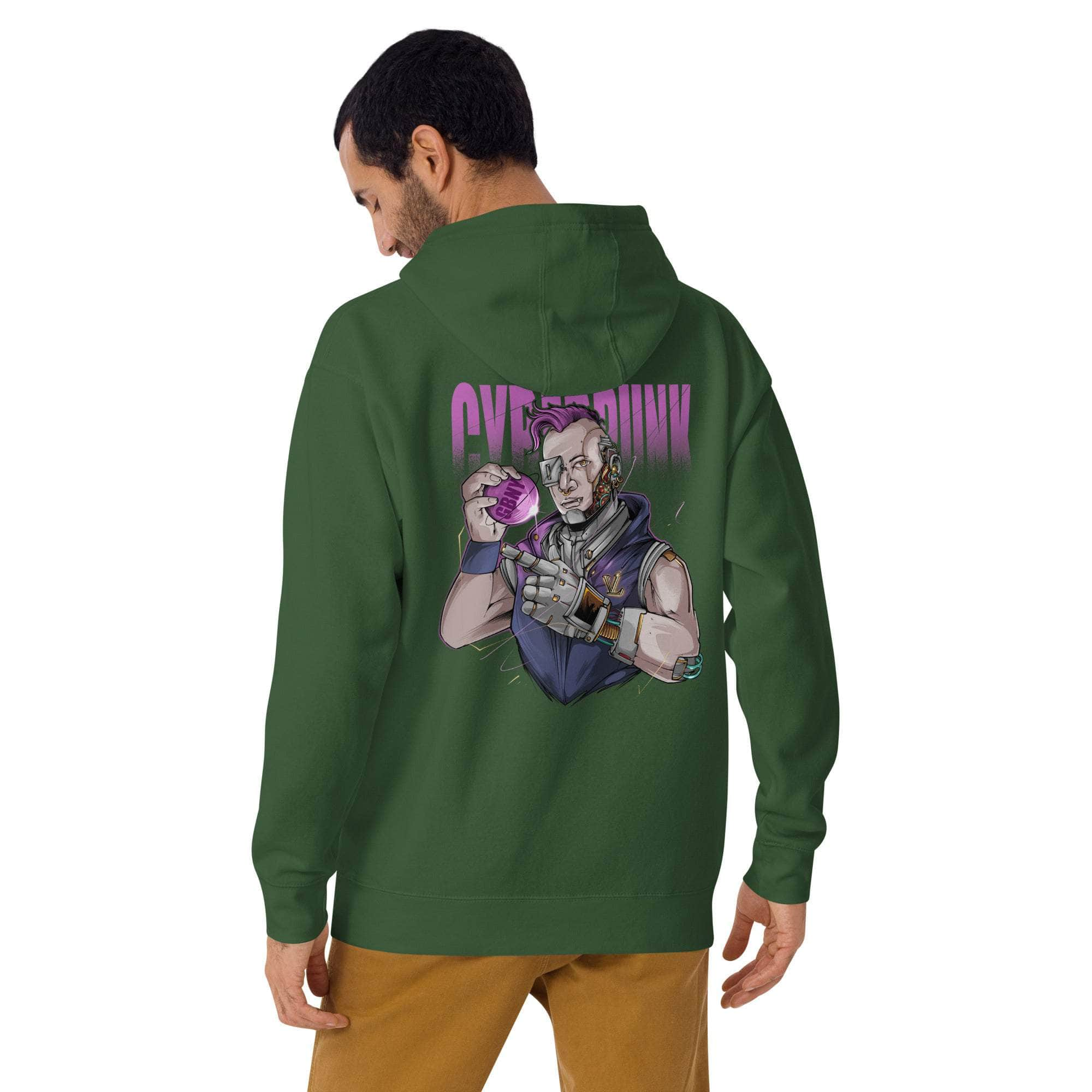 GBNY Forest Green / S Vamp Life x GBNY Cyber Punk Hoodie - Men's 8949123_16162