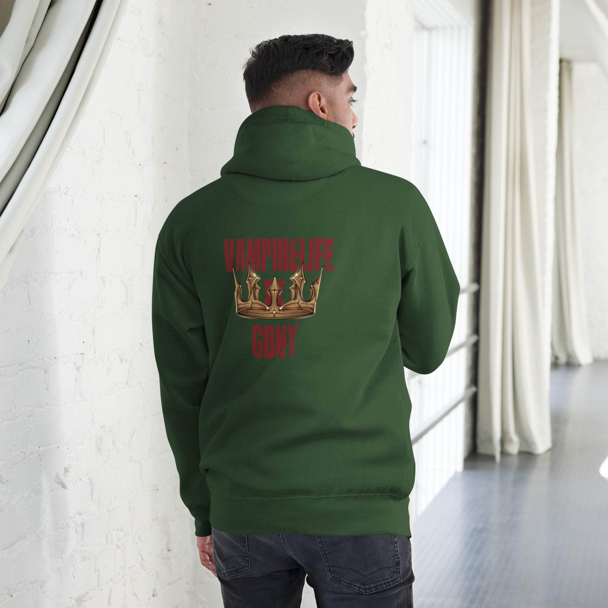 GBNY Forest Green / S Vamp Life x GBNY Land To Empire Hoodie - Men's 3936669_16162