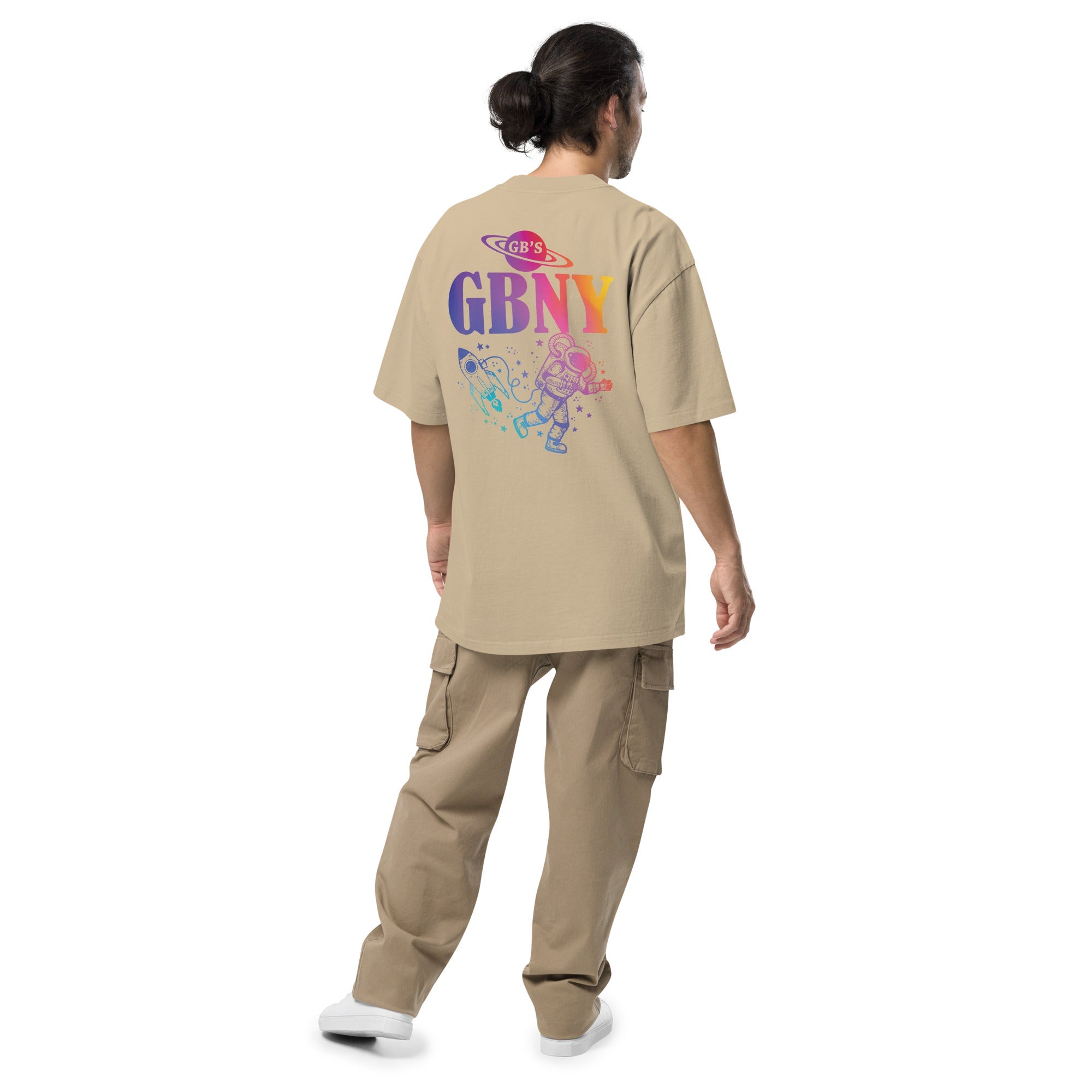 GBNY GBNY "Astronauts World" Oversized T-shirt - Men's