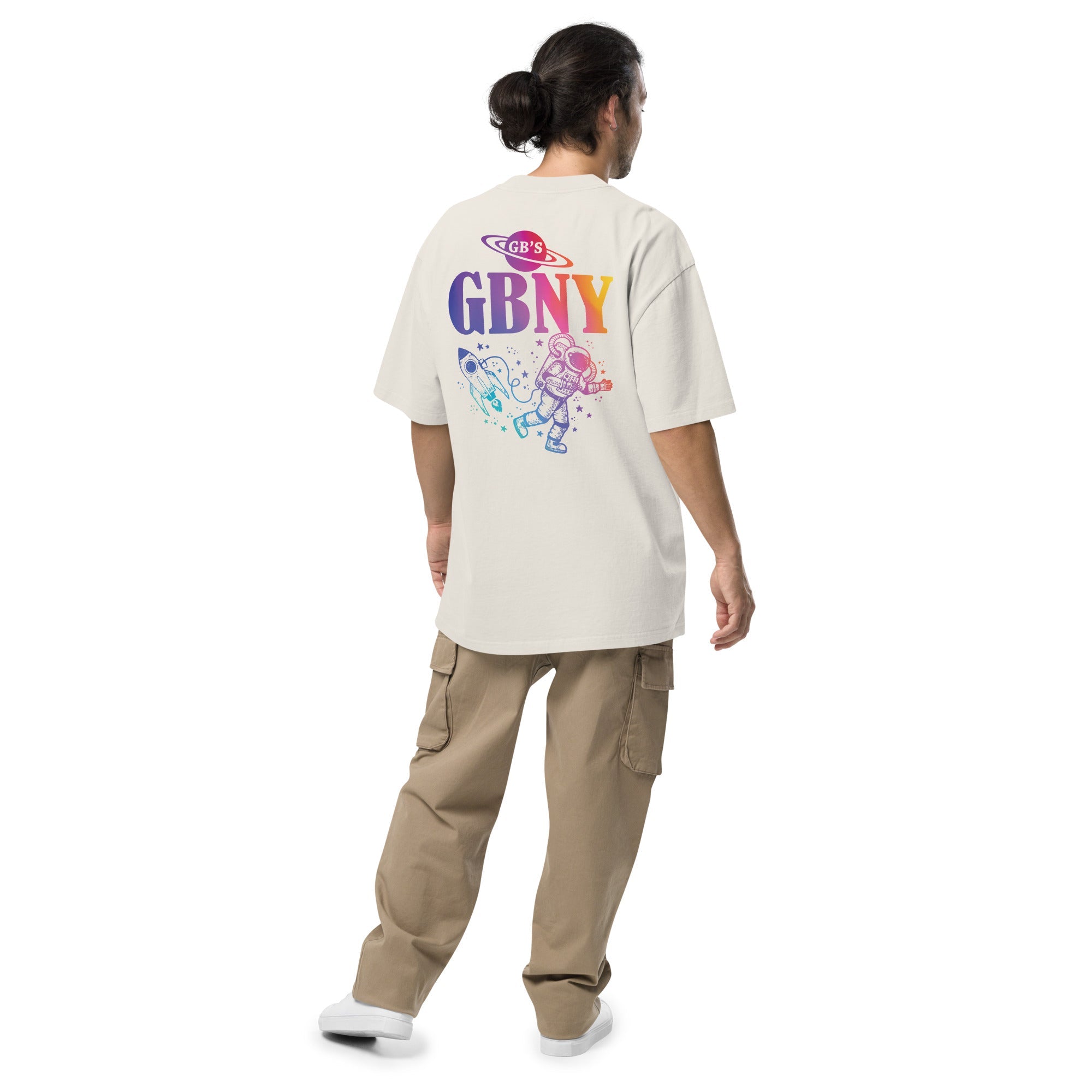 GBNY GBNY "Astronauts World" Oversized T-shirt - Men's