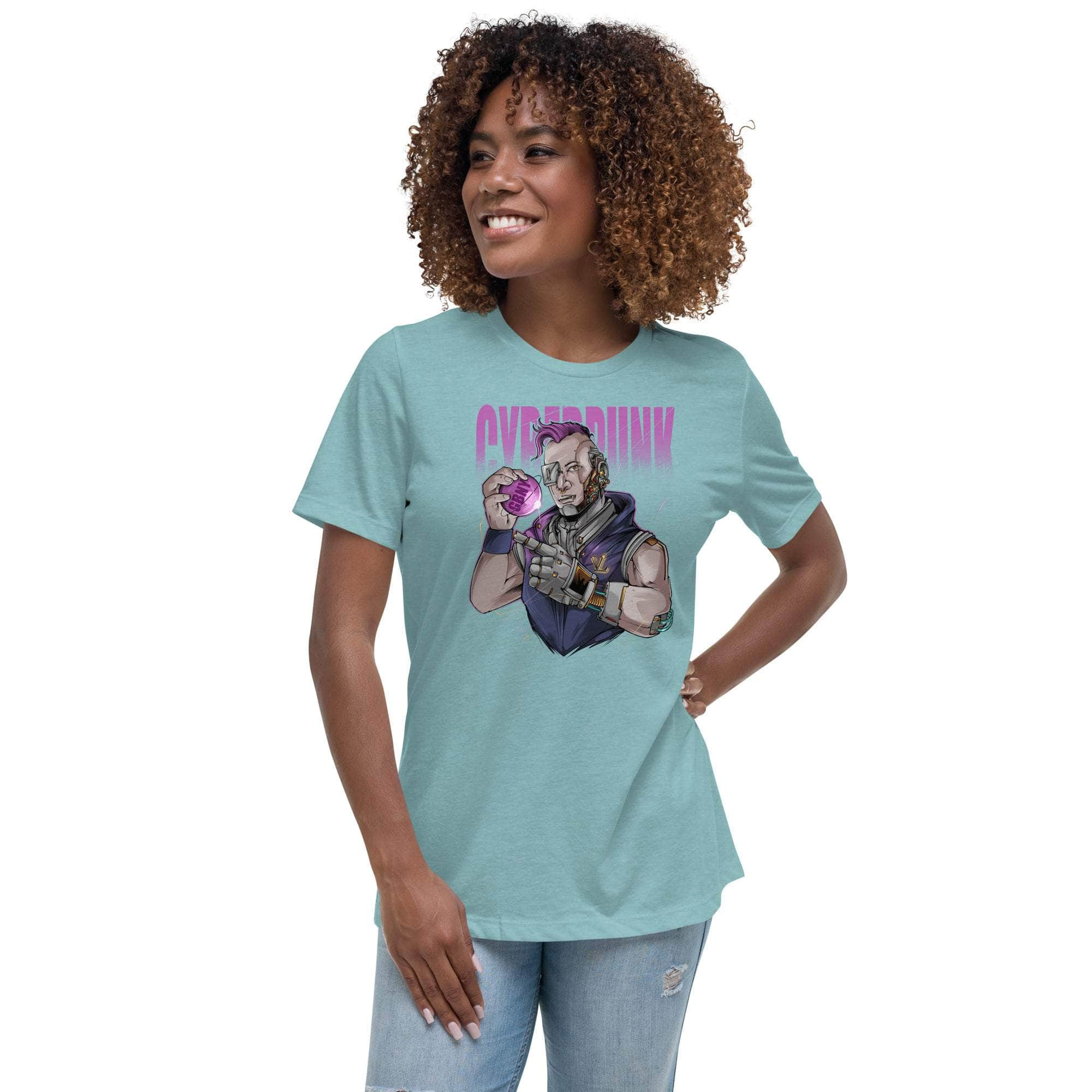 GBNY Heather Blue Lagoon / S Vamp Life x GBNY Cowboy T-Shirt - Women's 5428135_14258