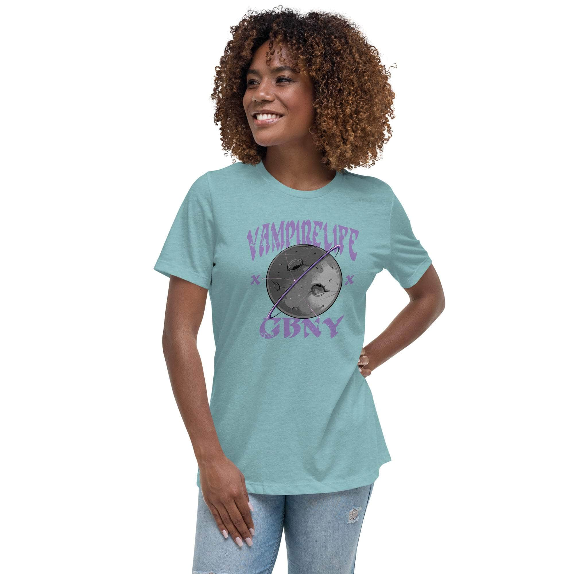 GBNY Heather Blue Lagoon / S Vamp Life x GBNY Meteor T-Shirt - Women's 4626164_14258