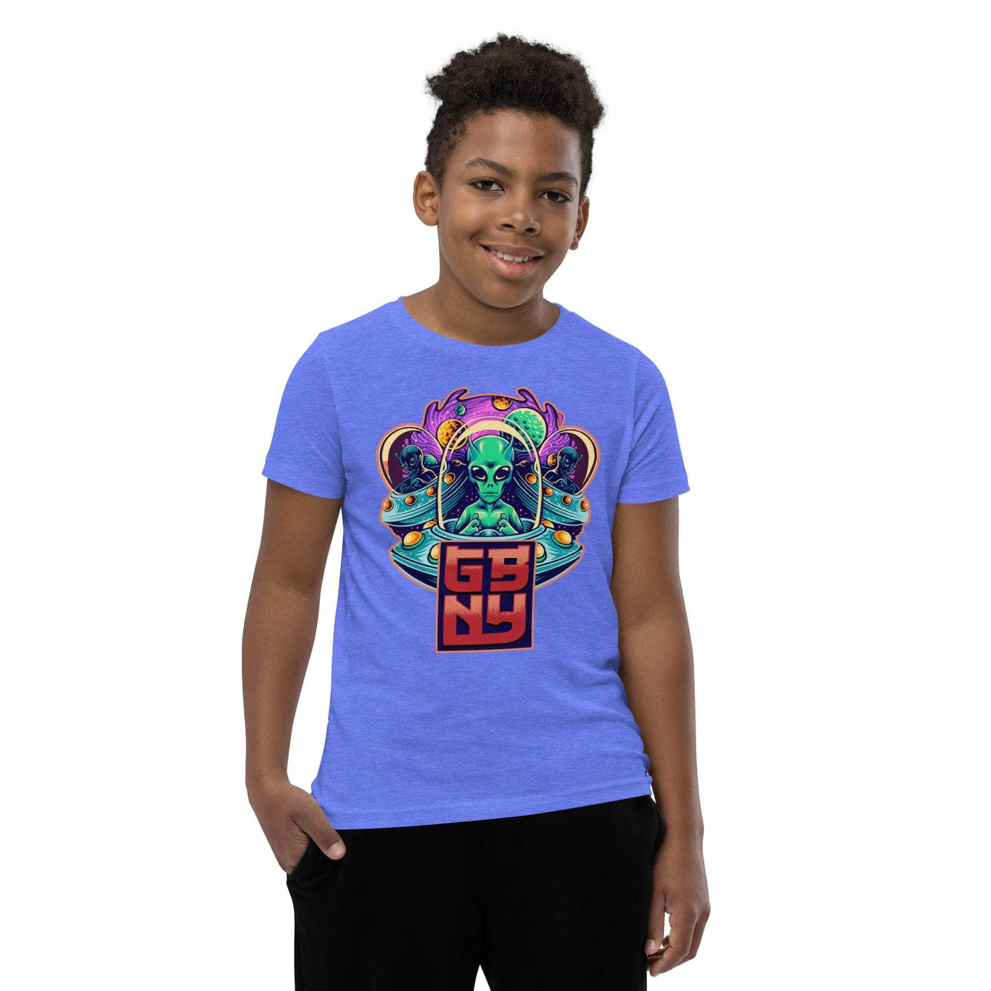 GBNY Heather Columbia Blue / S GBNY "Alien World" T-shirt - Kid's 6444770_10620