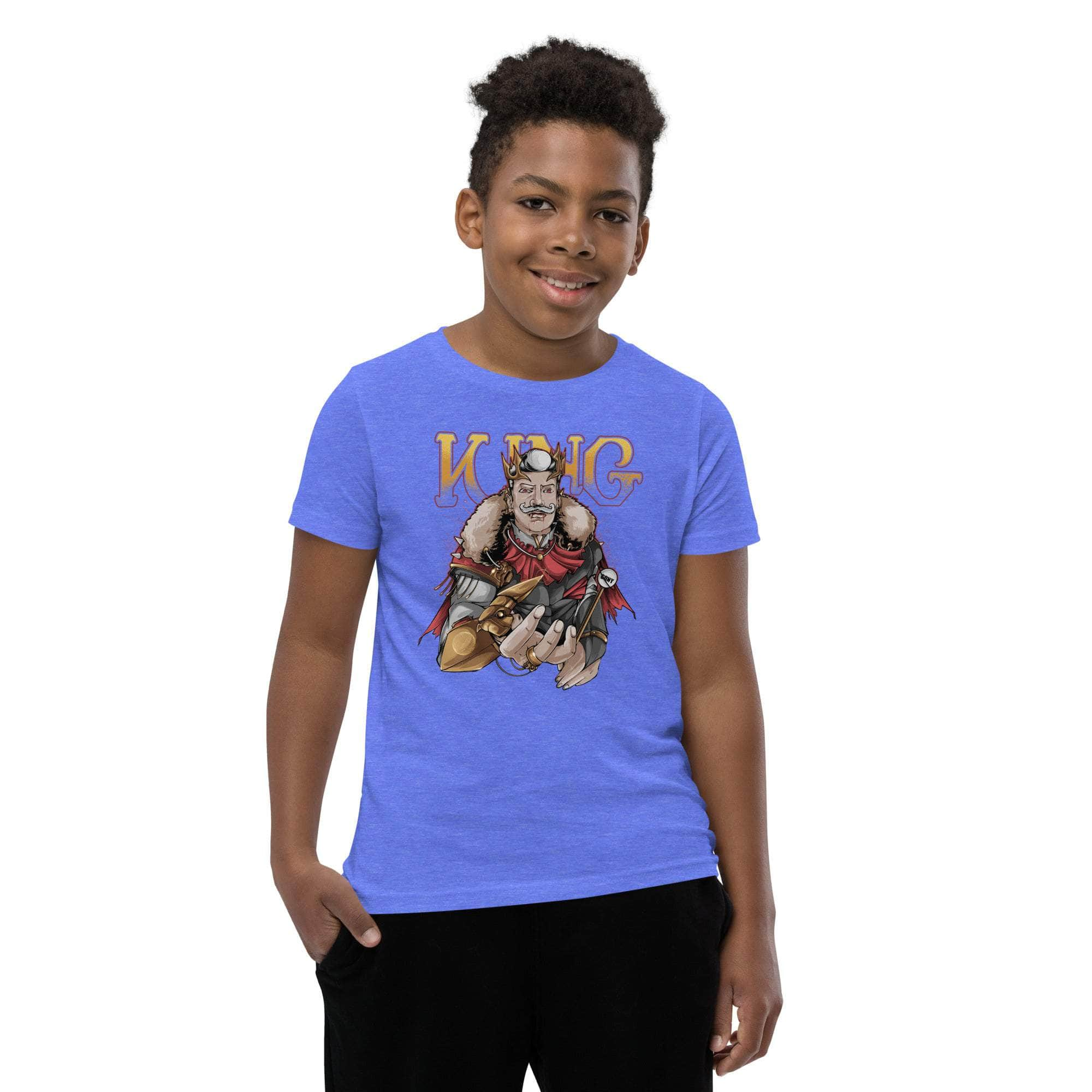 GBNY Heather Columbia Blue / S Vamp Life x GBNY King Dracula T-Shirt - Kid's 8852866_10620