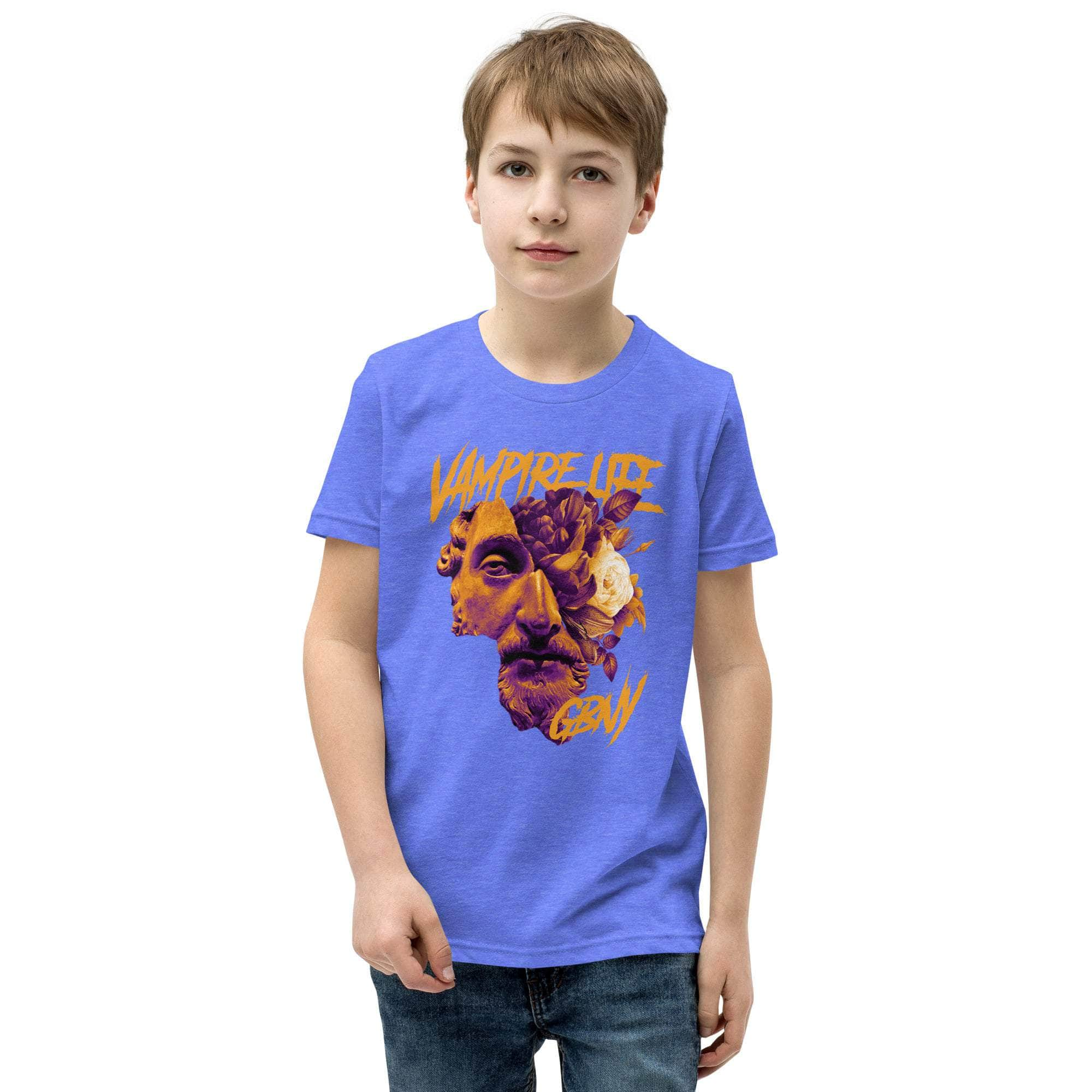 GBNY Heather Columbia Blue / S Vamp Life x GBNY Roman Gods T-Shirt - Kid's 6102939_10620