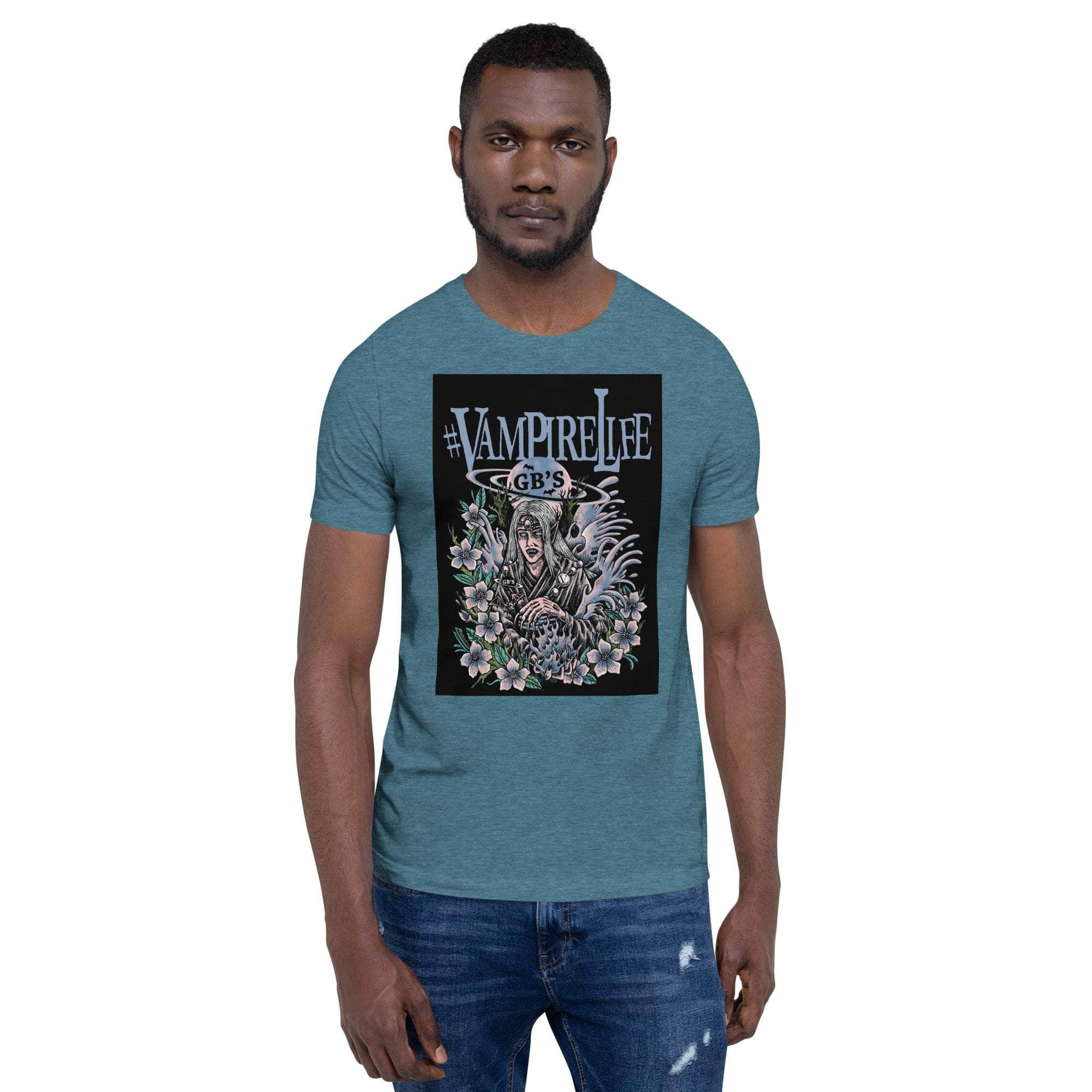 GBNY Heather Deep Teal / S Vamp Life x GBNY Demonic Vamp T-Shirt 2084018_8481