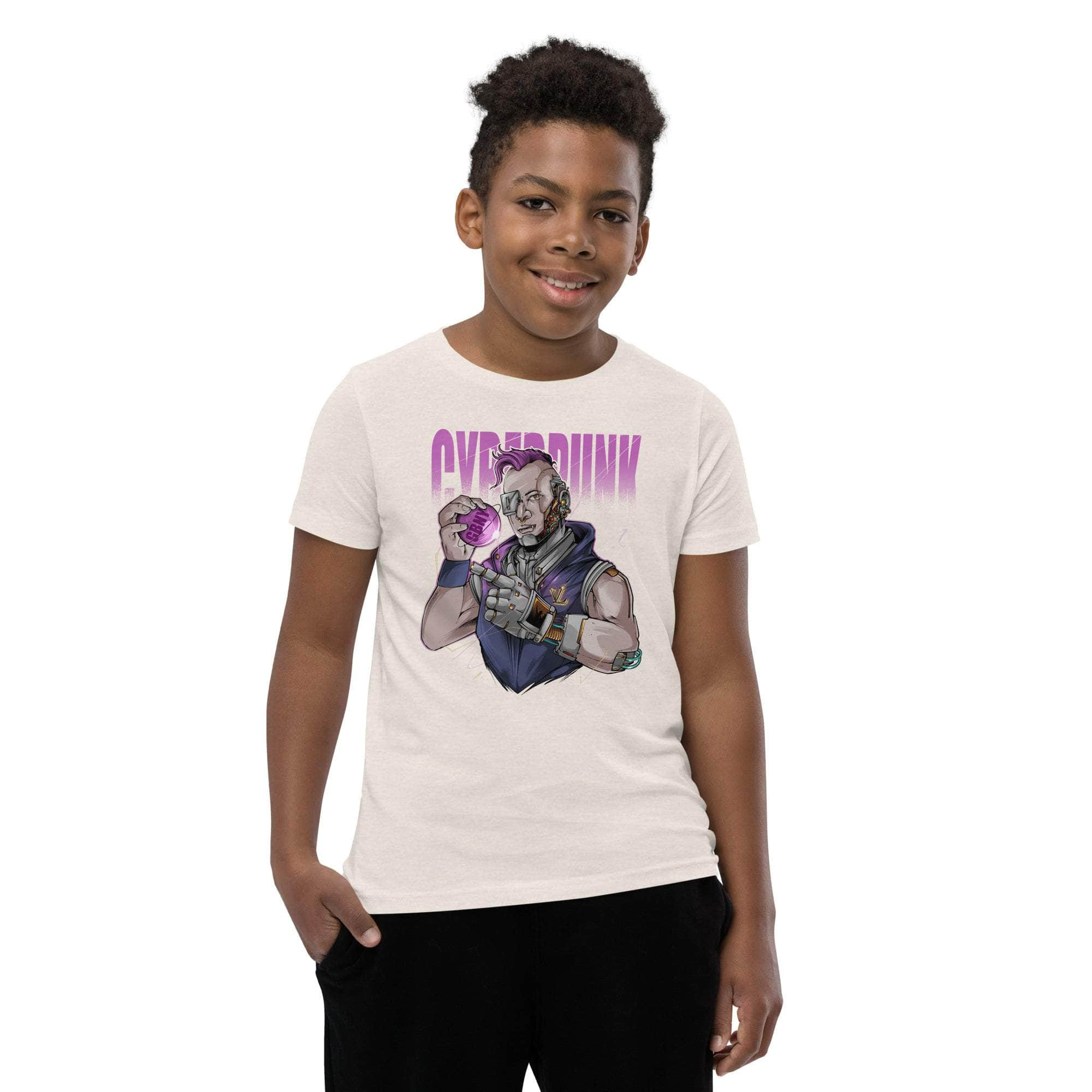 GBNY Heather Dust / S Vamp Life x GBNY Cyberpunk T-Shirt - Kid's 1108001_17604