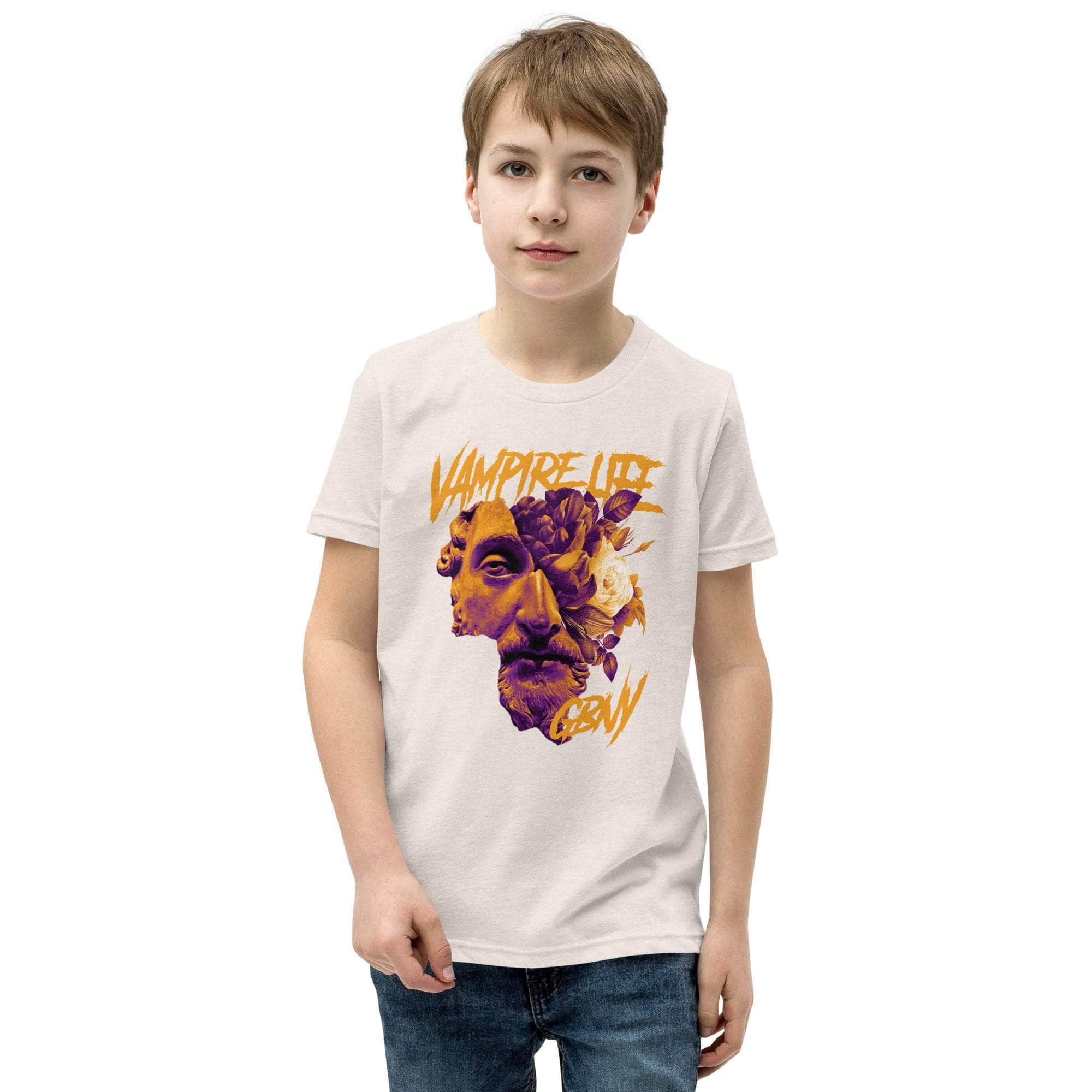 GBNY Heather Dust / S Vamp Life x GBNY Roman Gods T-Shirt - Kid's 6102939_17604