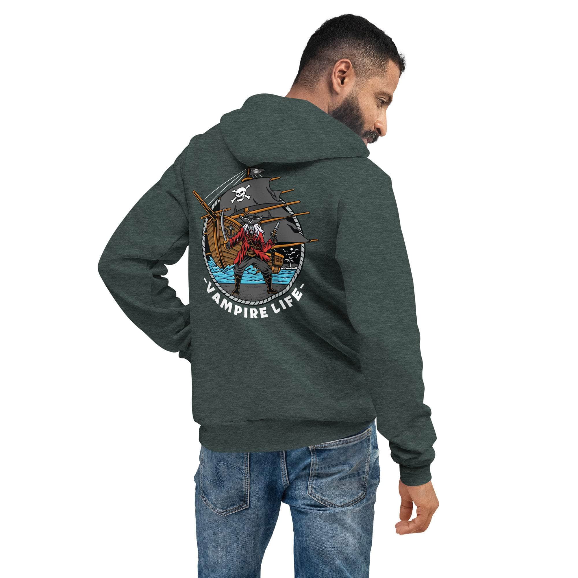 GBNY Heather Forest / S Vamp Life X GBNY "Bay Of Pirates" Super Soft Hoodie - Men's 2637373_9245