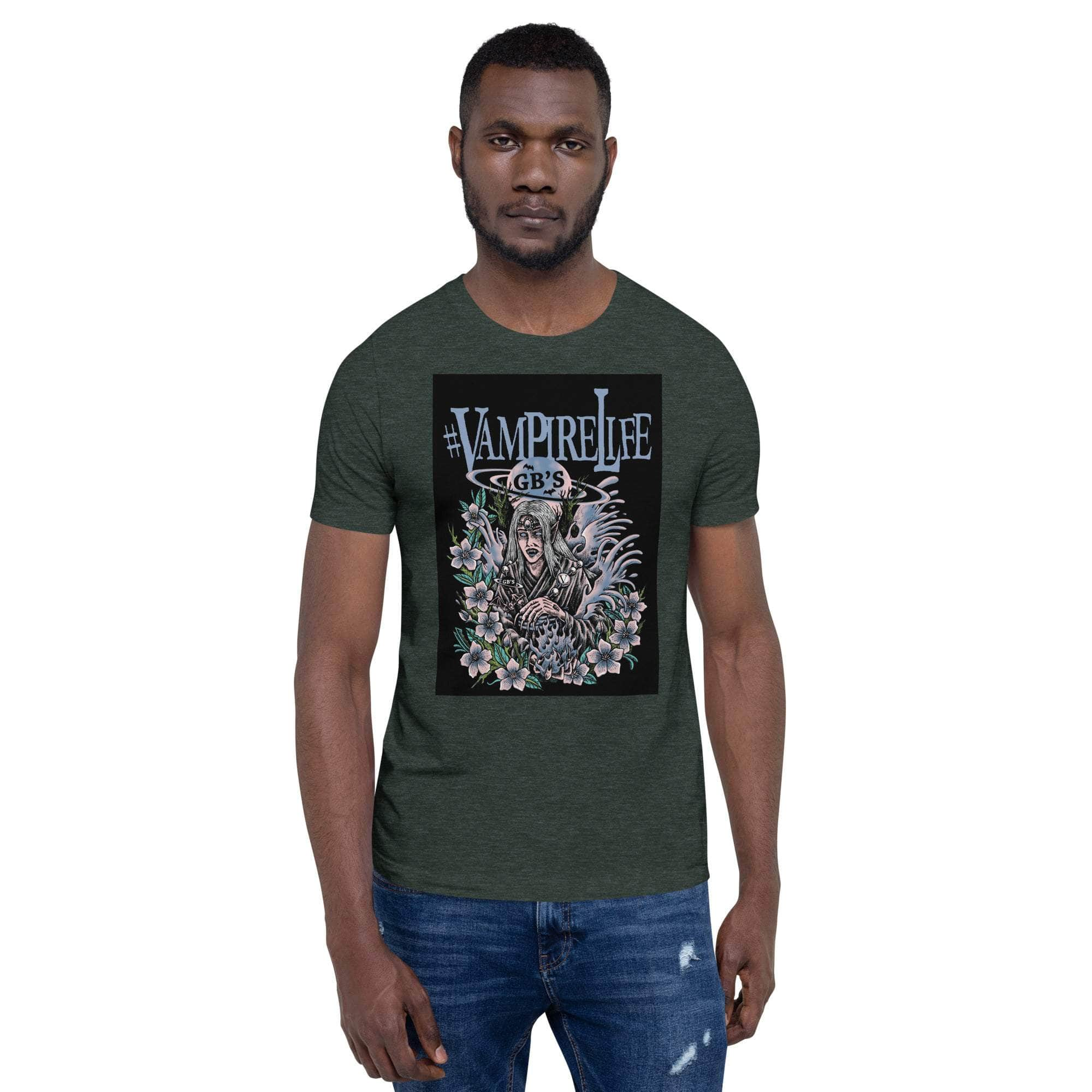 GBNY Heather Forest / S Vamp Life x GBNY Demonic Vamp T-Shirt 2084018_8488