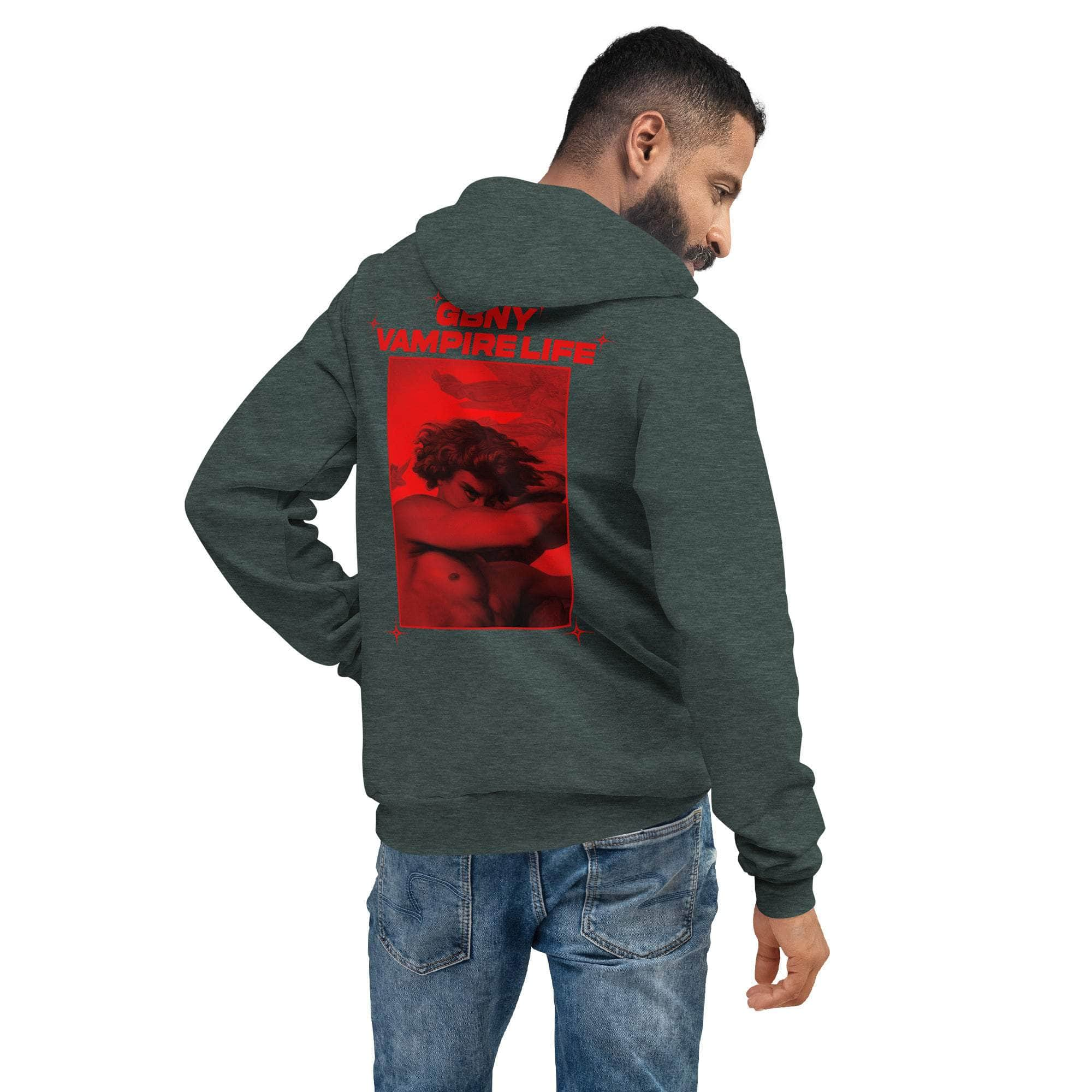 GBNY Heather Forest / S Vamp Life X GBNY "Hiding Angel" Super Soft Hoodie - Men's 5785530_9245